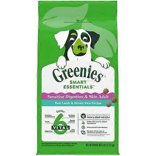 Greenies Smart Essentials Sensitiv fordøjelse og hud Tørfoder til hunde, lam, 6 lbs
