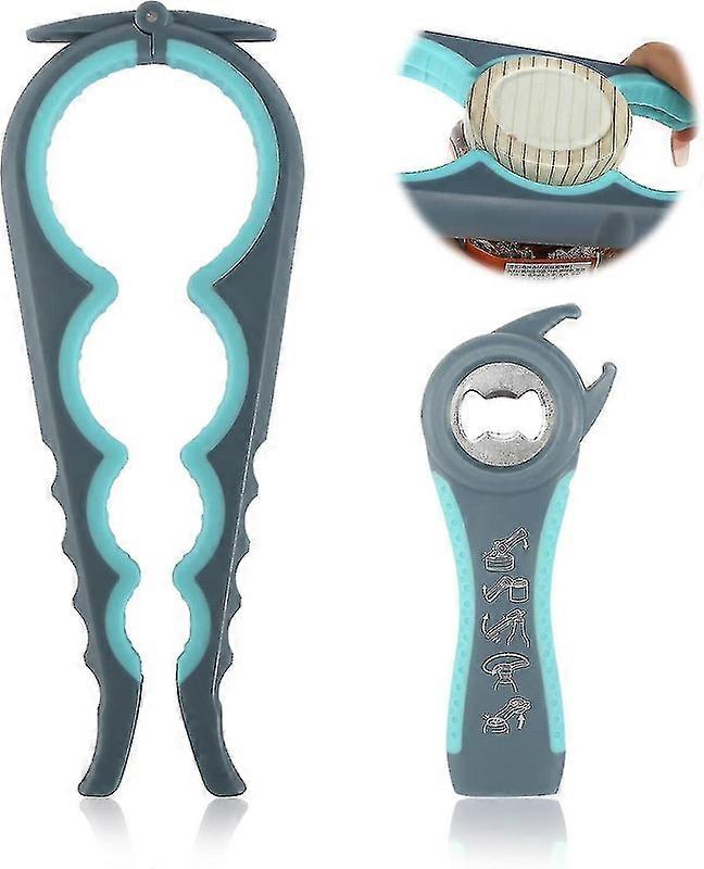 Multifunctional Bottle Opener For Cans, Jars, And Screw Caps--