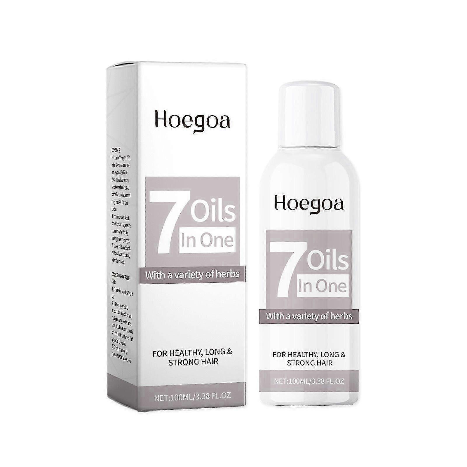 Huile de traitement capillaire Hoegoa Cheveux nourrissants Hydratant Hydratant Frizz secs Huile de traitement capillaire douce et lisse