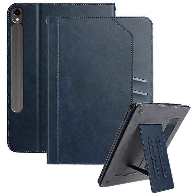 Stand Case Compatible For Samsung Galaxy Tab S10 / S10 FE / S9 / S9 FE Auto Wake / Sleep PU Leather Tablet Cover with Wallet / Han