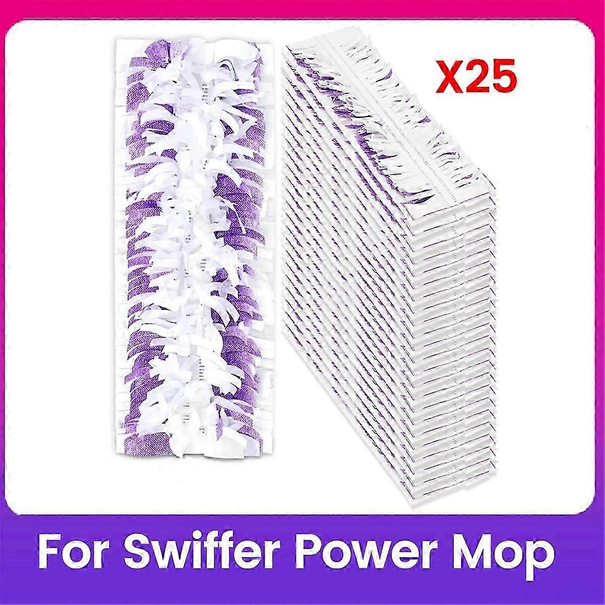25PCS Disposable Mop Pads Replacement For Swiffer Power Mop Pads