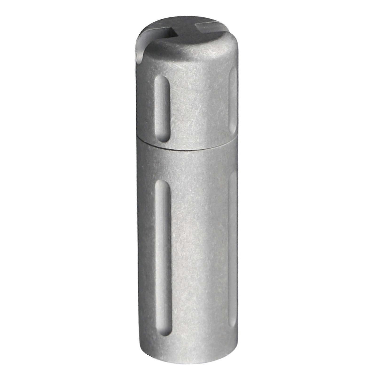 Waterproofs Medicine Box Case Light Weight Pills Box Case Titaniums Pills Container Bottles Pills Container Camping Tool