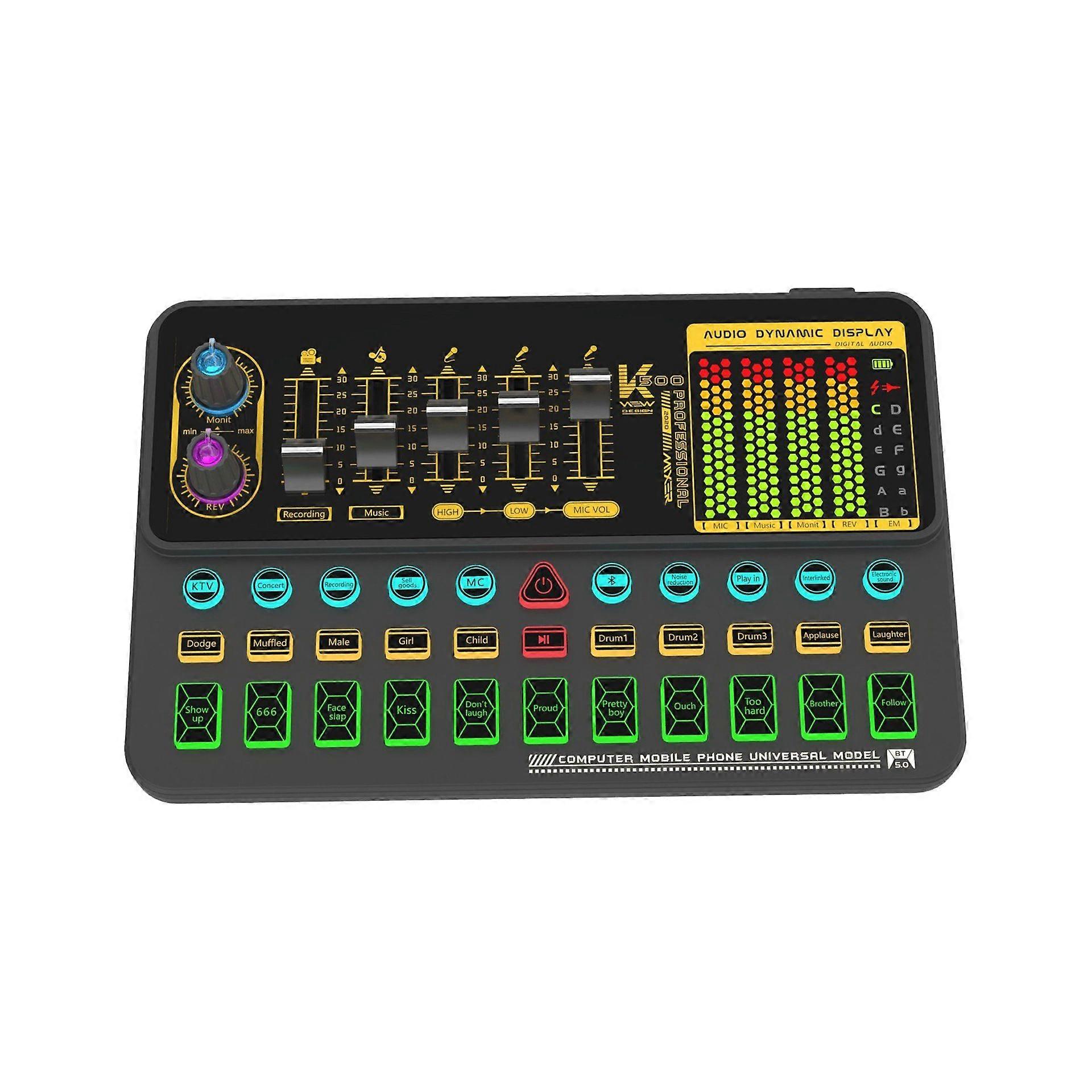 Outdoor Live Broadcast Sound Card Tuning And Warming Equipment Portable Sound Card