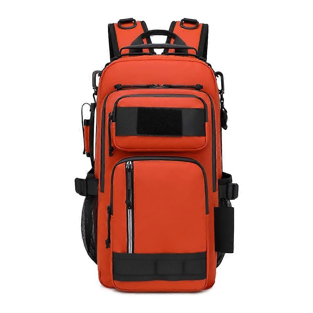 Fishing Lure Bag Backpack For Rods Waterproof Portable Outdoor Multi Functional Storage Camping Mountaineering