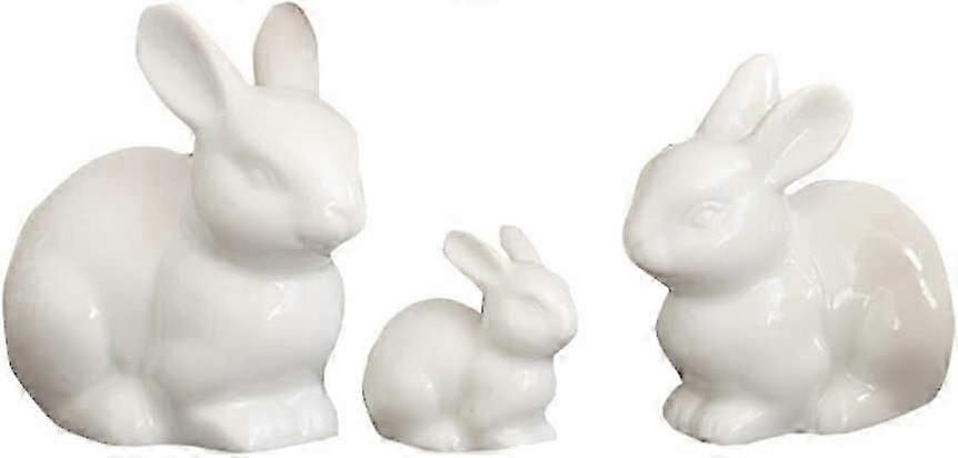 3 cute mini bunnies decorations for Easter