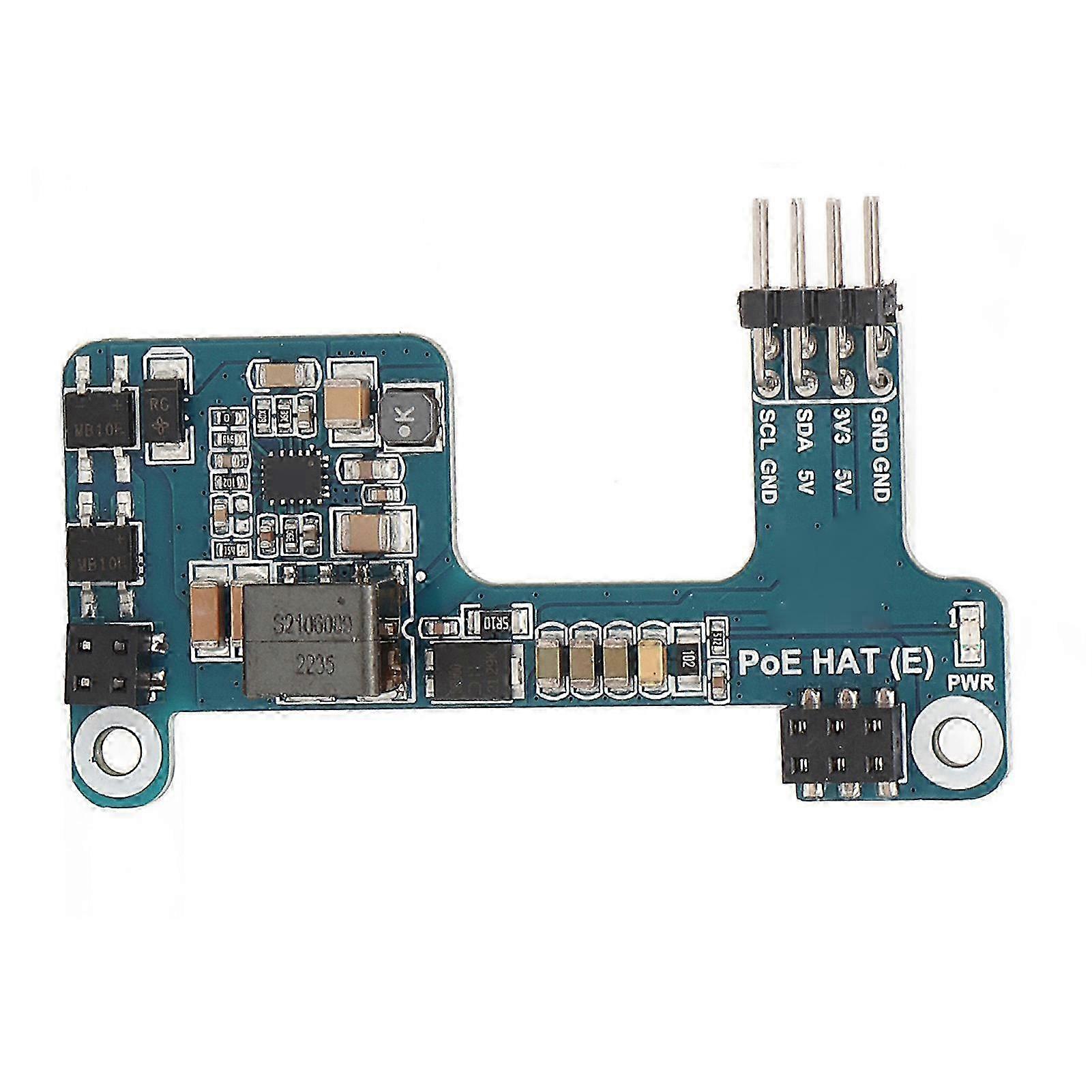 Mini Power Over Ethernet Expansion Board for Raspberry Pi 3B+ 4B, IEEE 802.3af Compliant, 5V 2.5A