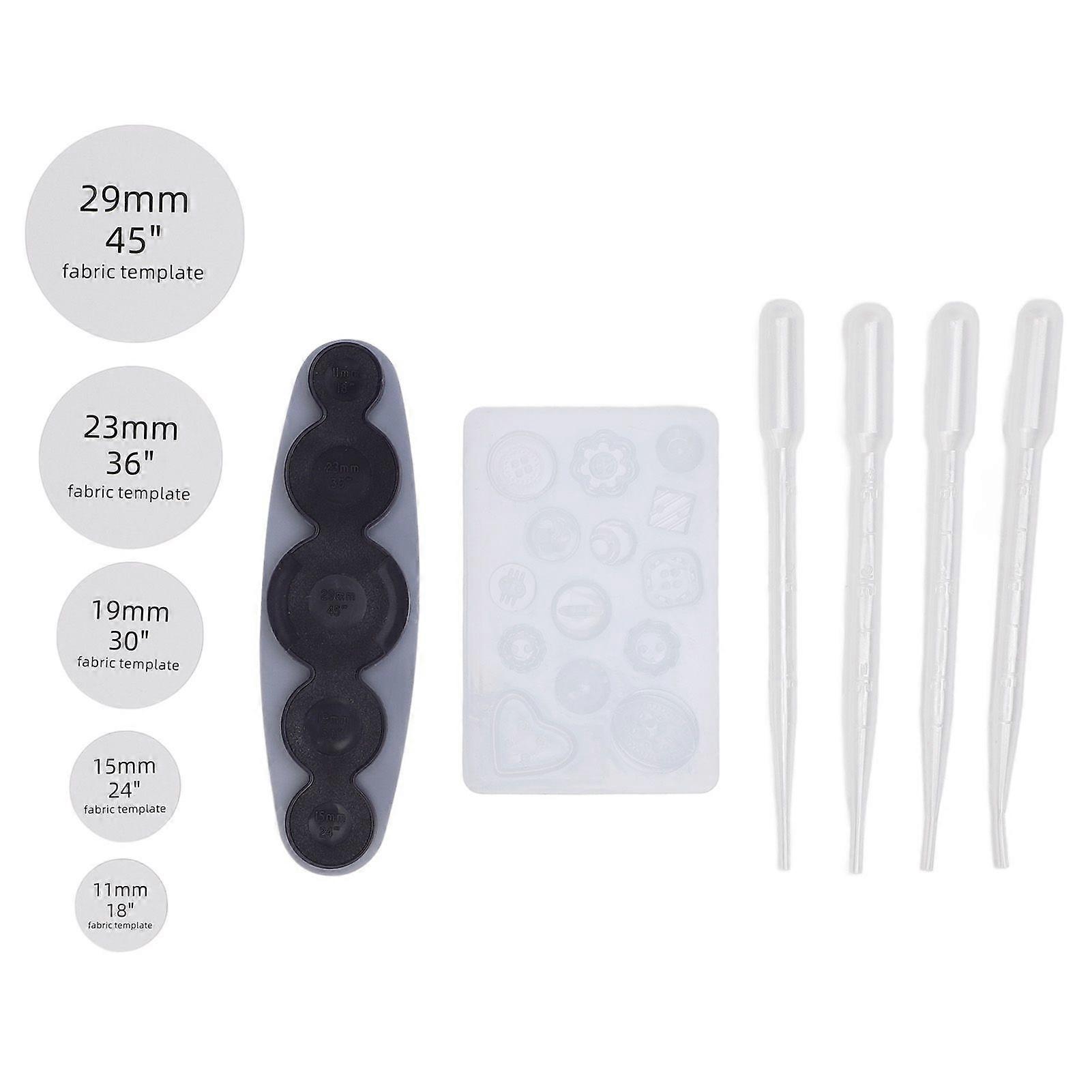 2025 أحدث نموذج زر النسيج صنع أداة أحجام متعددة DIY مغطى زر