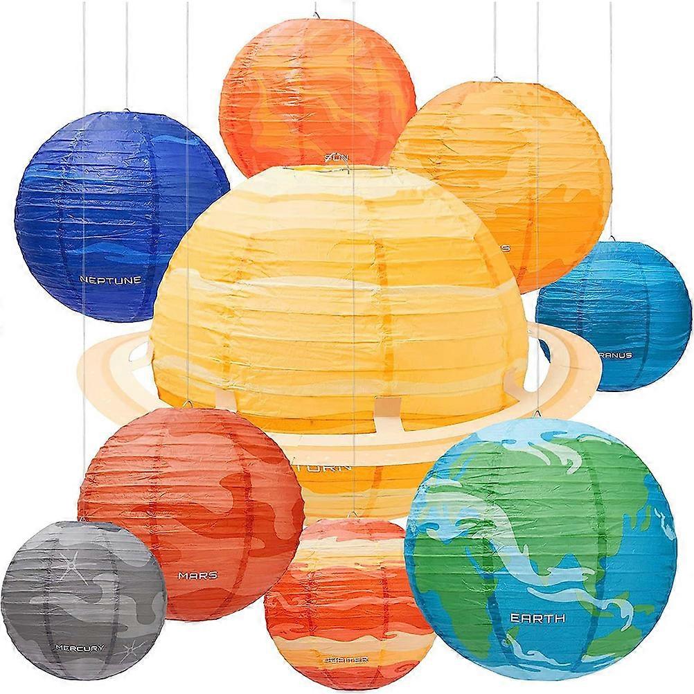 Hanging Paper Lanterns 9Pcs Paper Lanterns for Decoration