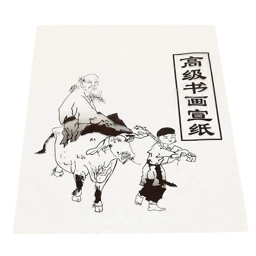 Japanese Rice Paper 30 Sheets for Calligraphy Brush Ink Writing, Sumi Paper Xuan Art Drawing Set