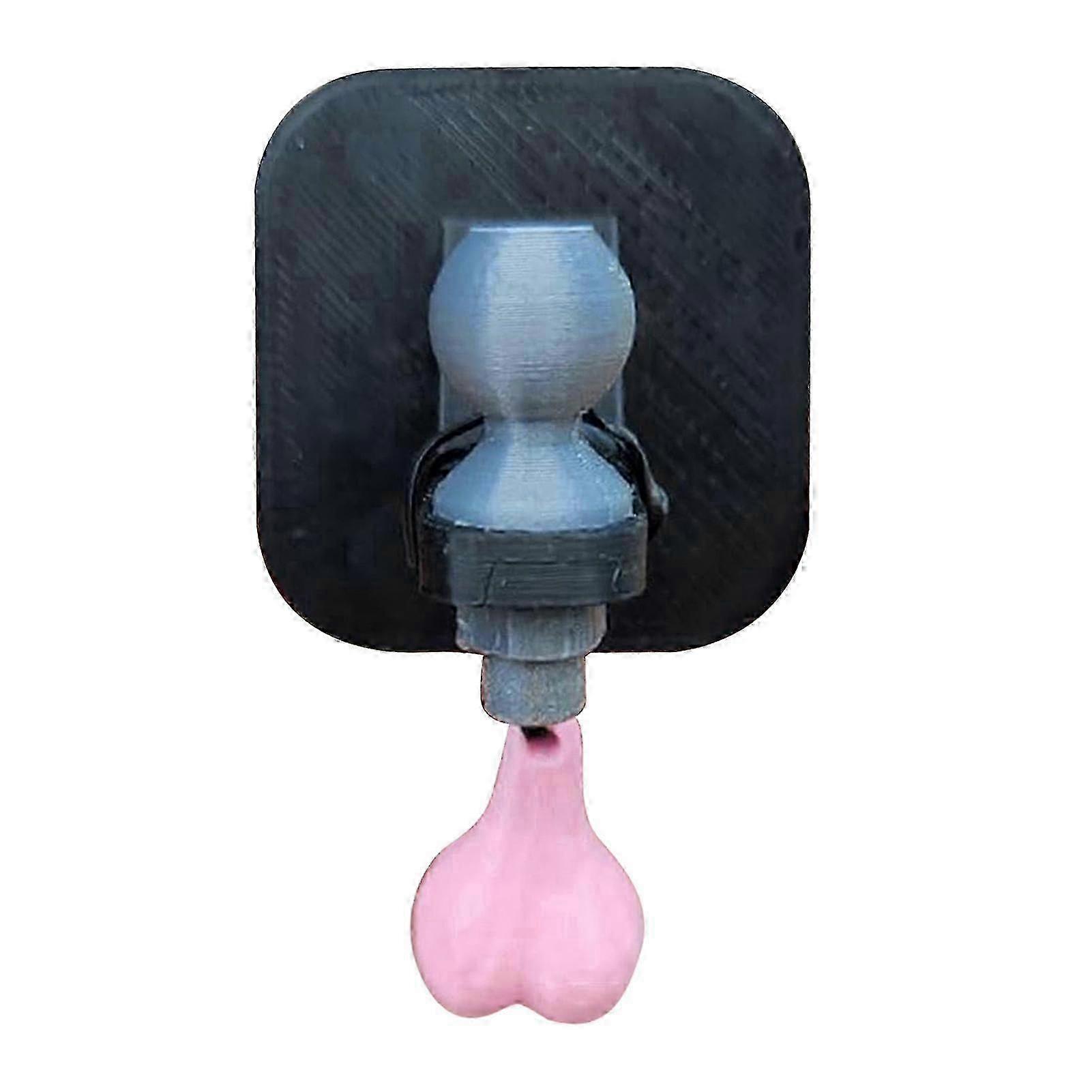 Funny Trailer Hitch Cover with Tiny Nuts - Universal Towing Accessory for Trucks