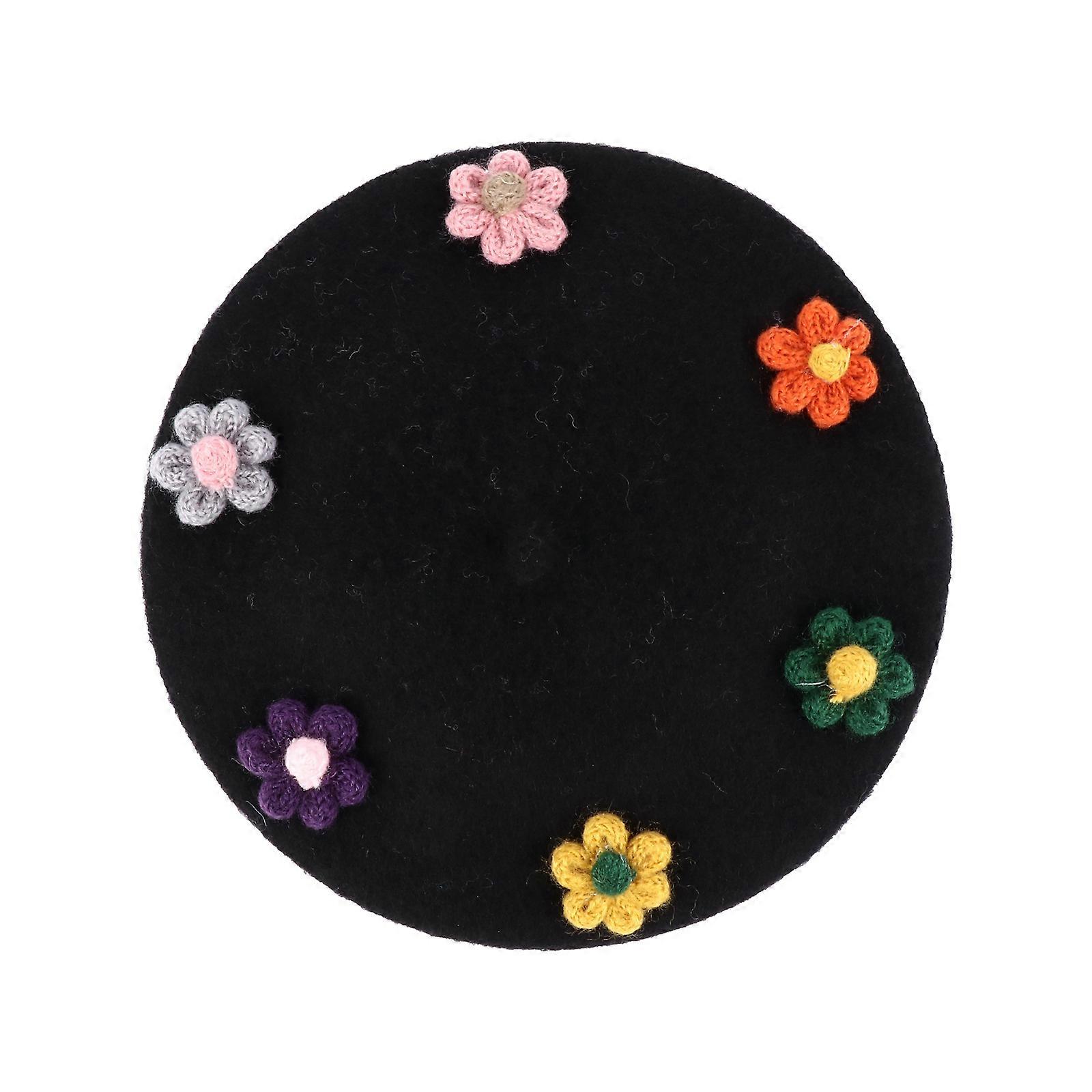 Kawaii Hatt Basker Kepsar Mode Ullhatt Barn Flickor 1Pack