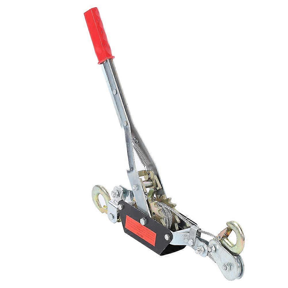 Hand winch, 2ton hoist with powerful ratchet lever for moving vehicles, machinery, logs