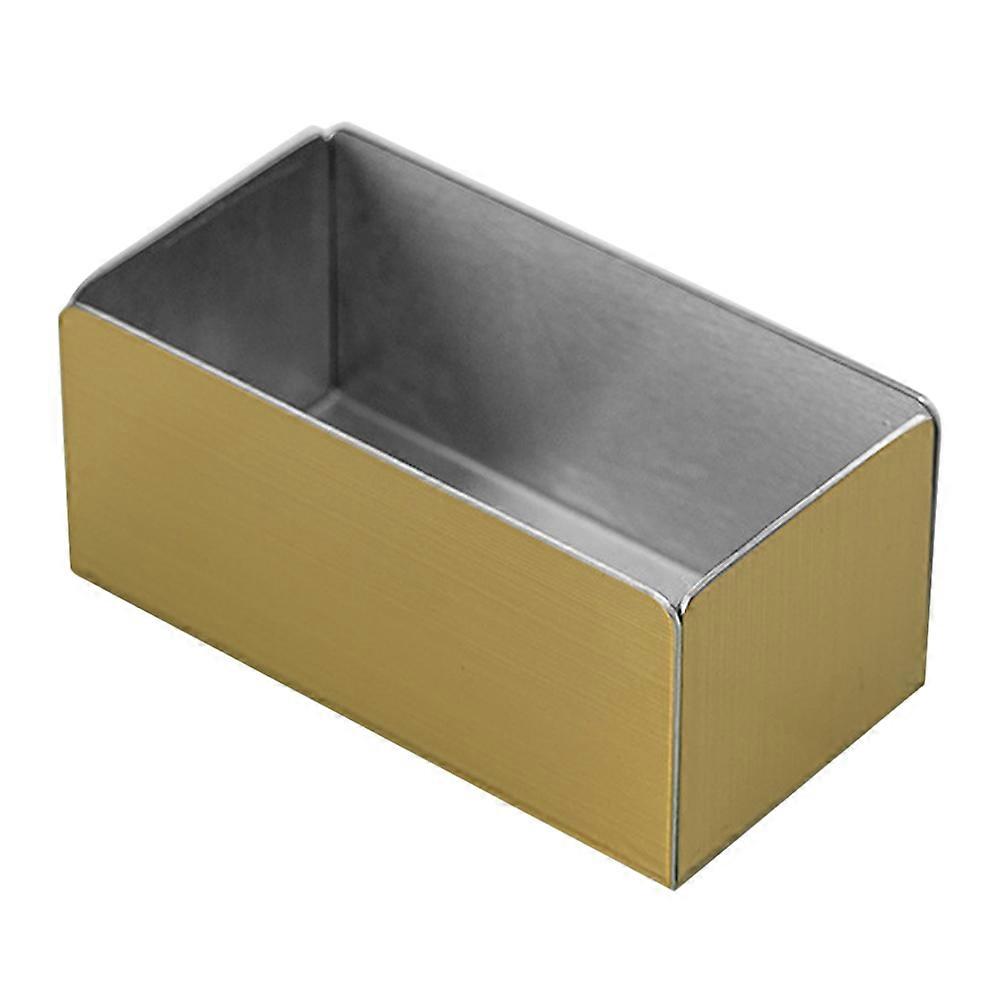 Rectangular Sugar Organizer 304 Stainless Steel For Restroom Households Organizing Coffee Sugar Packets 11.50X6.00X5.00CM 1Set