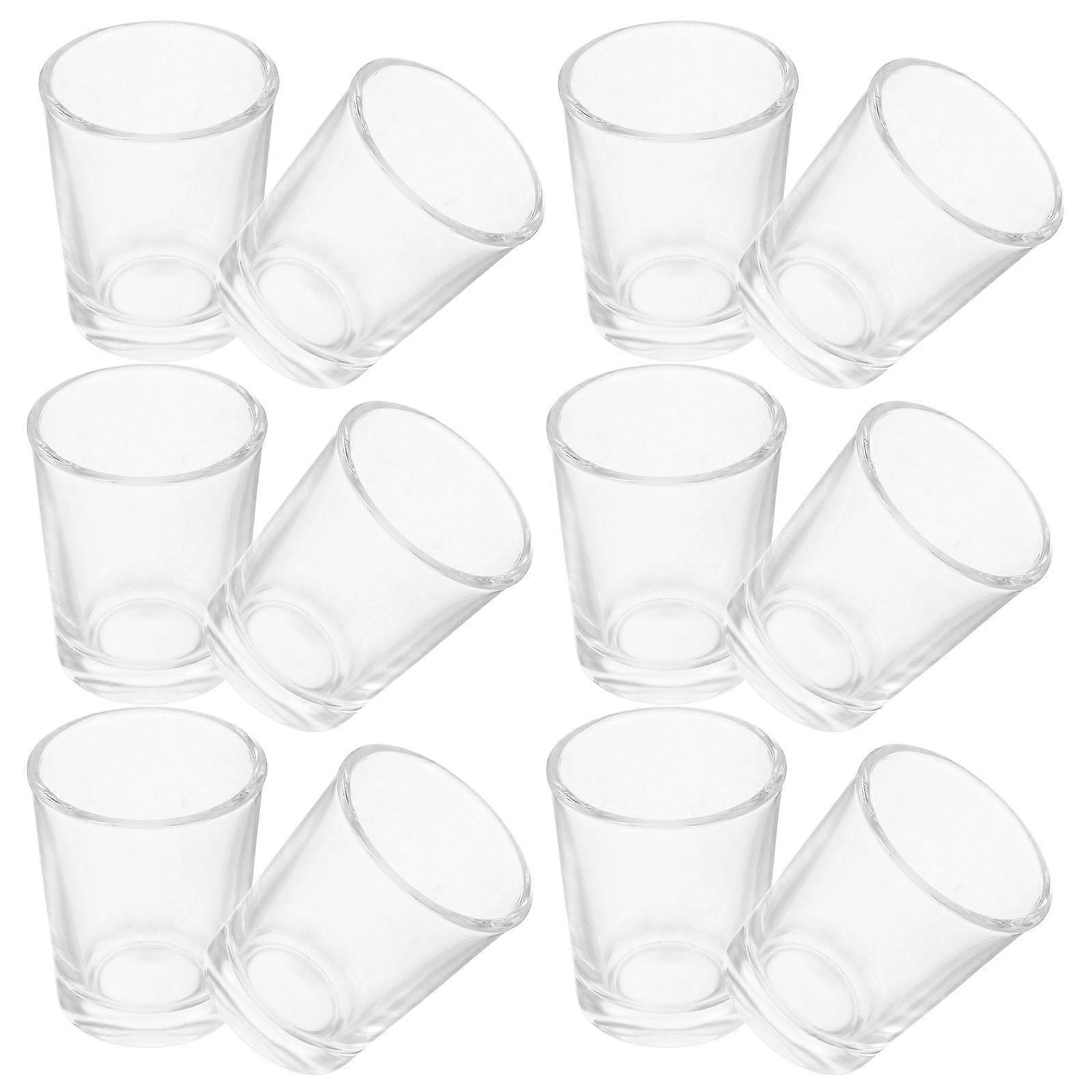 Shot Cups Glass Shot Glasses 12Pcs For Family Gatherings And Parties