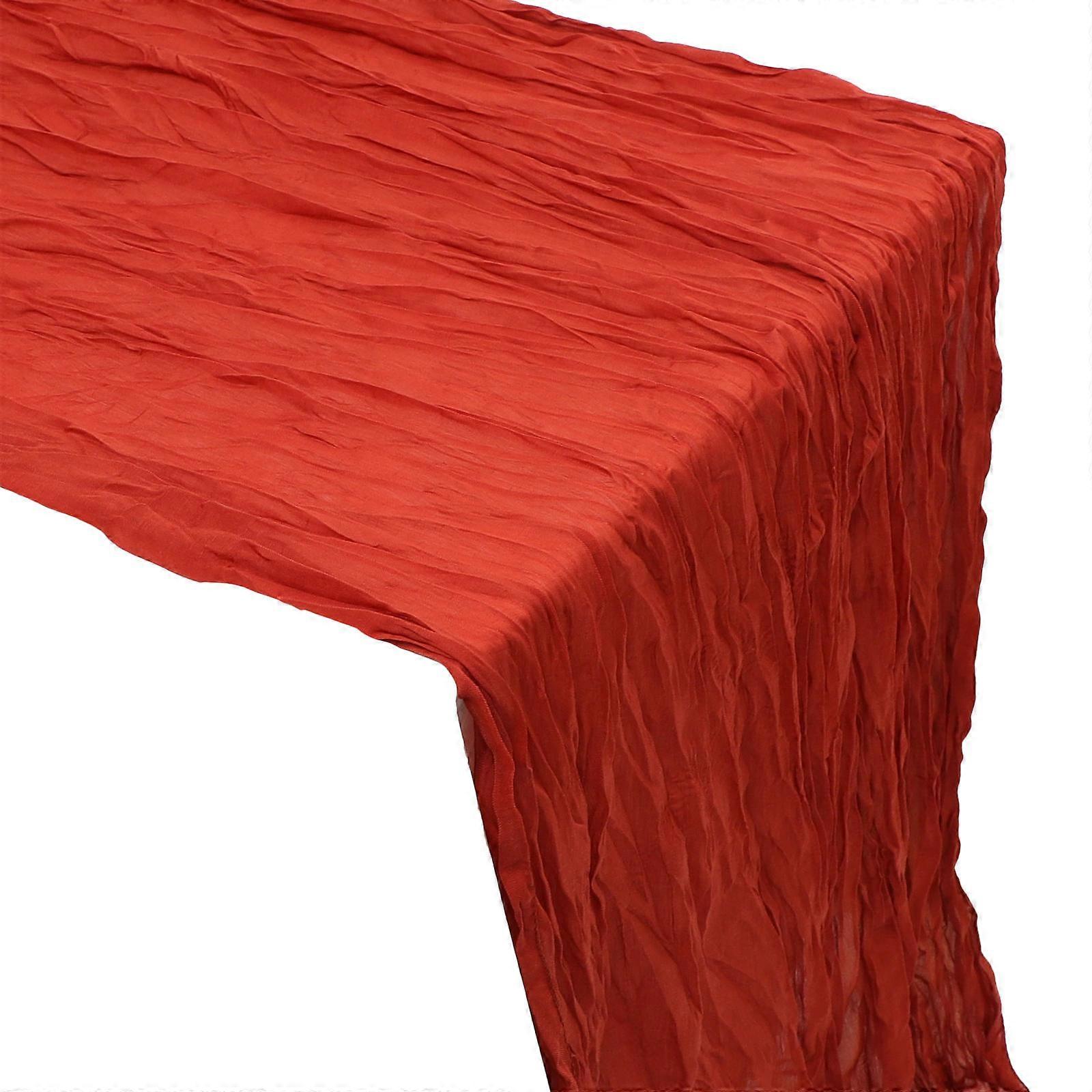 Wedding Table Runners Rustic Elegant Table Cheesecloth For Dining Table Polyester 300X90CM 1Pcs