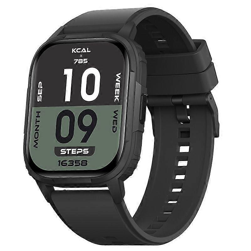 Smart watch, 2.01-inch high-definition screen, multiple sports modes, Black