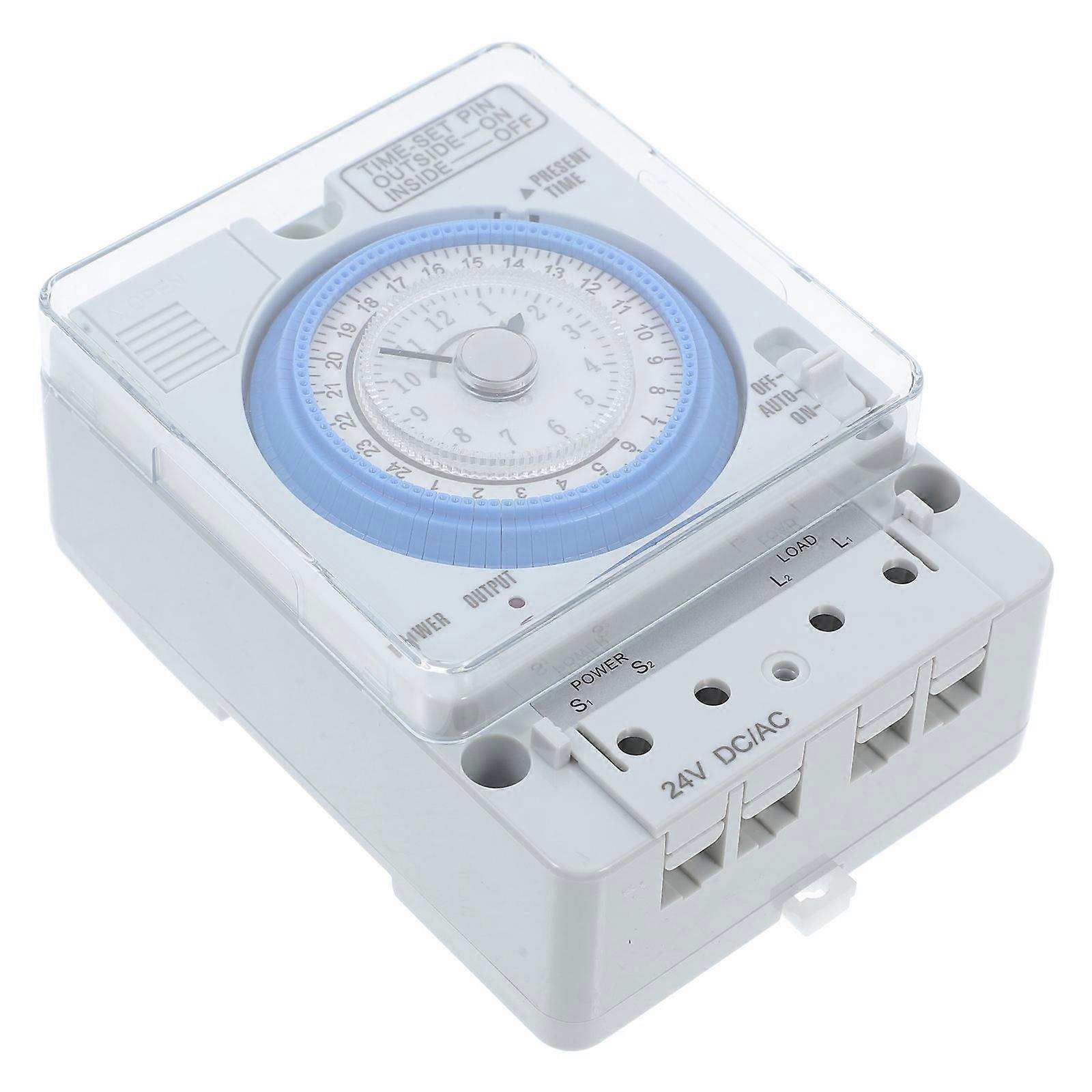 Time Control Switch Portable Timer Home Users White 1Set