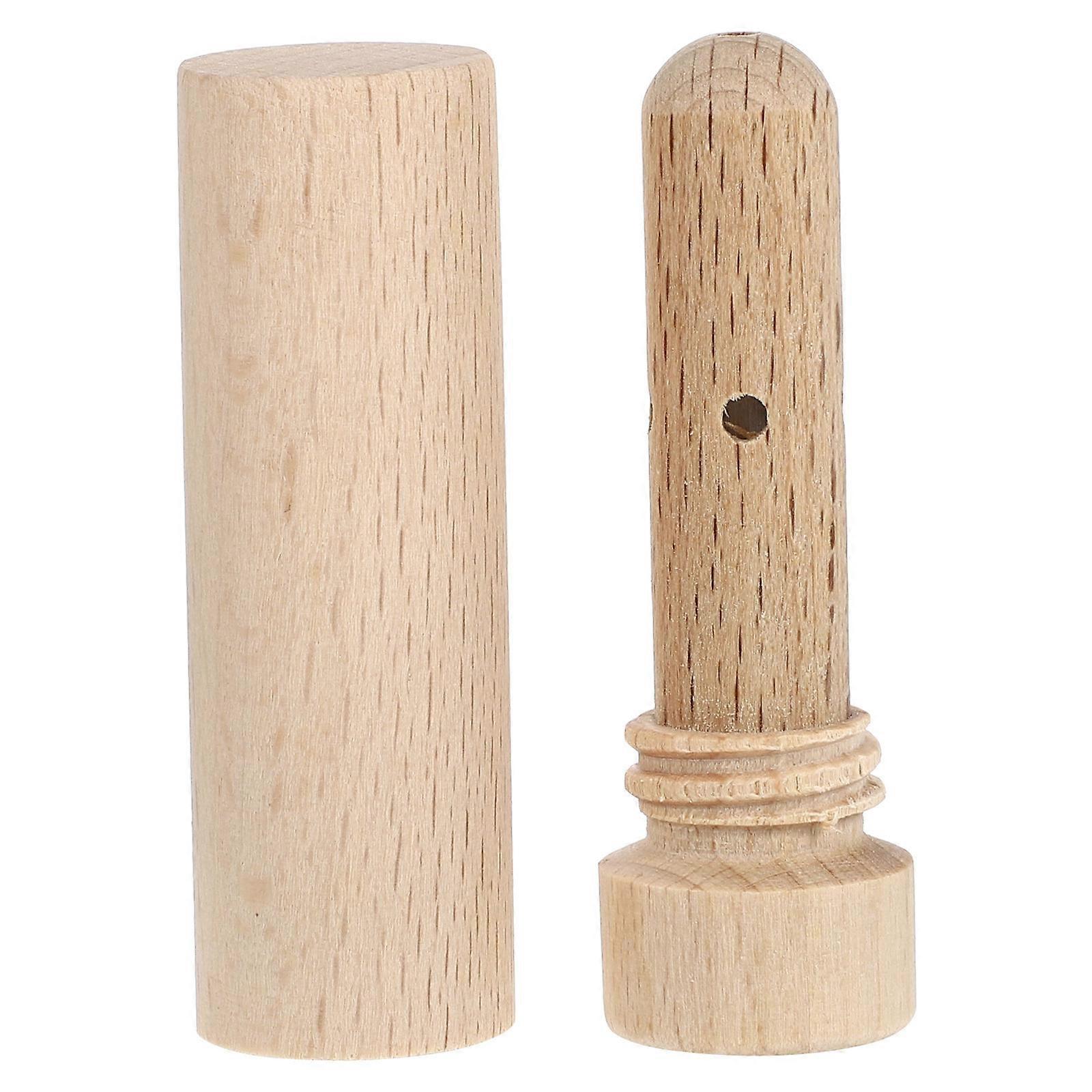 1Pc Wooden Scent Essential Oil Stick Fragrance Tube Wood Color
