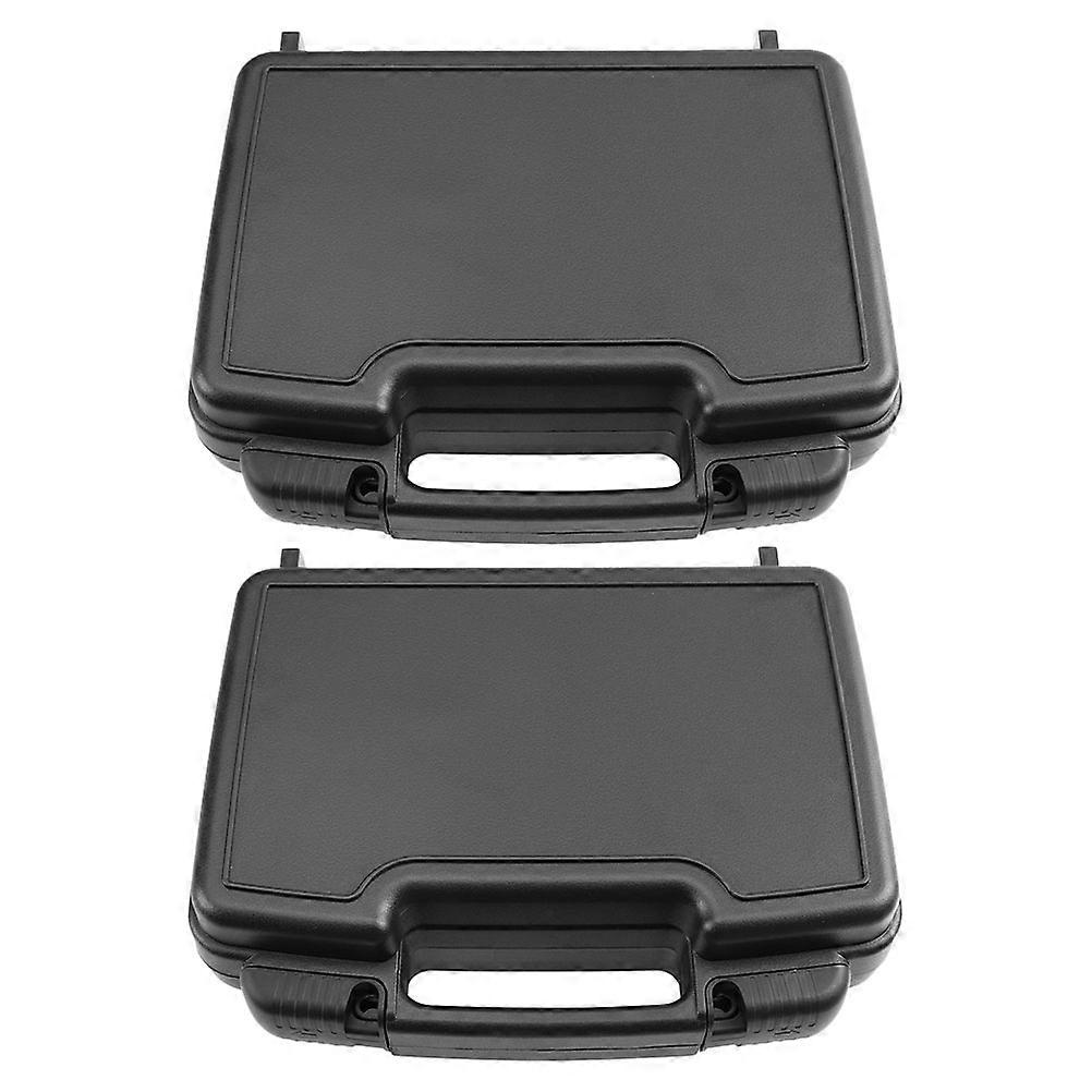 Storage Bins Tool Case Rectangular Locking Mechanism Waterproof 27.00X21.50X7.00CM 2Pcs