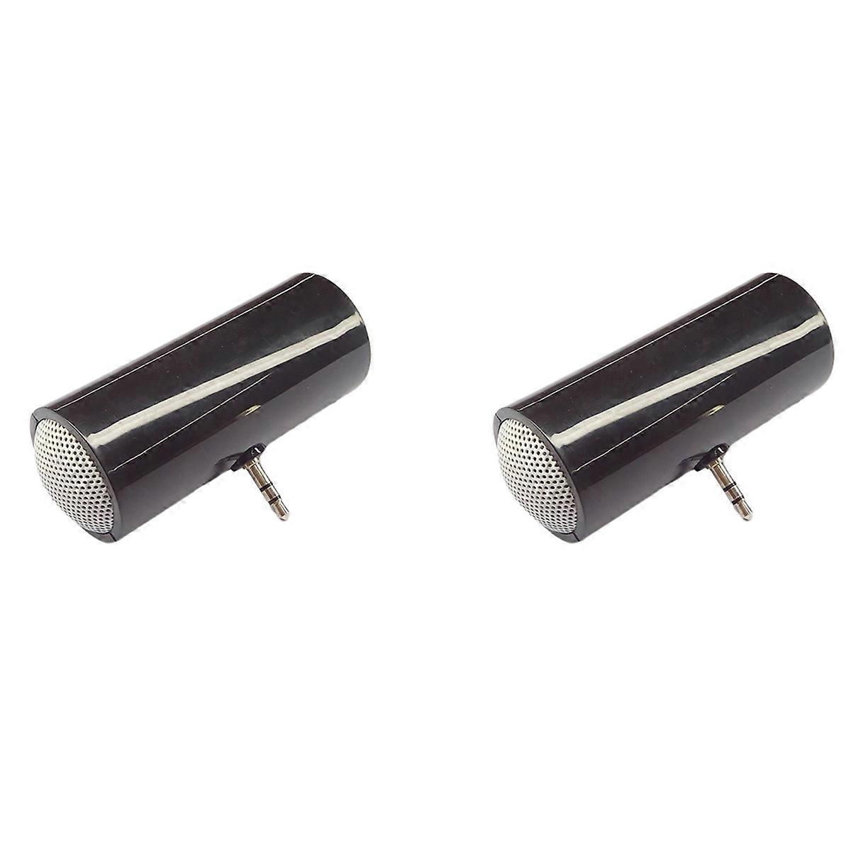 Mini Speaker 3.5mm Portable Speaker Mini Amplified Speaker Black