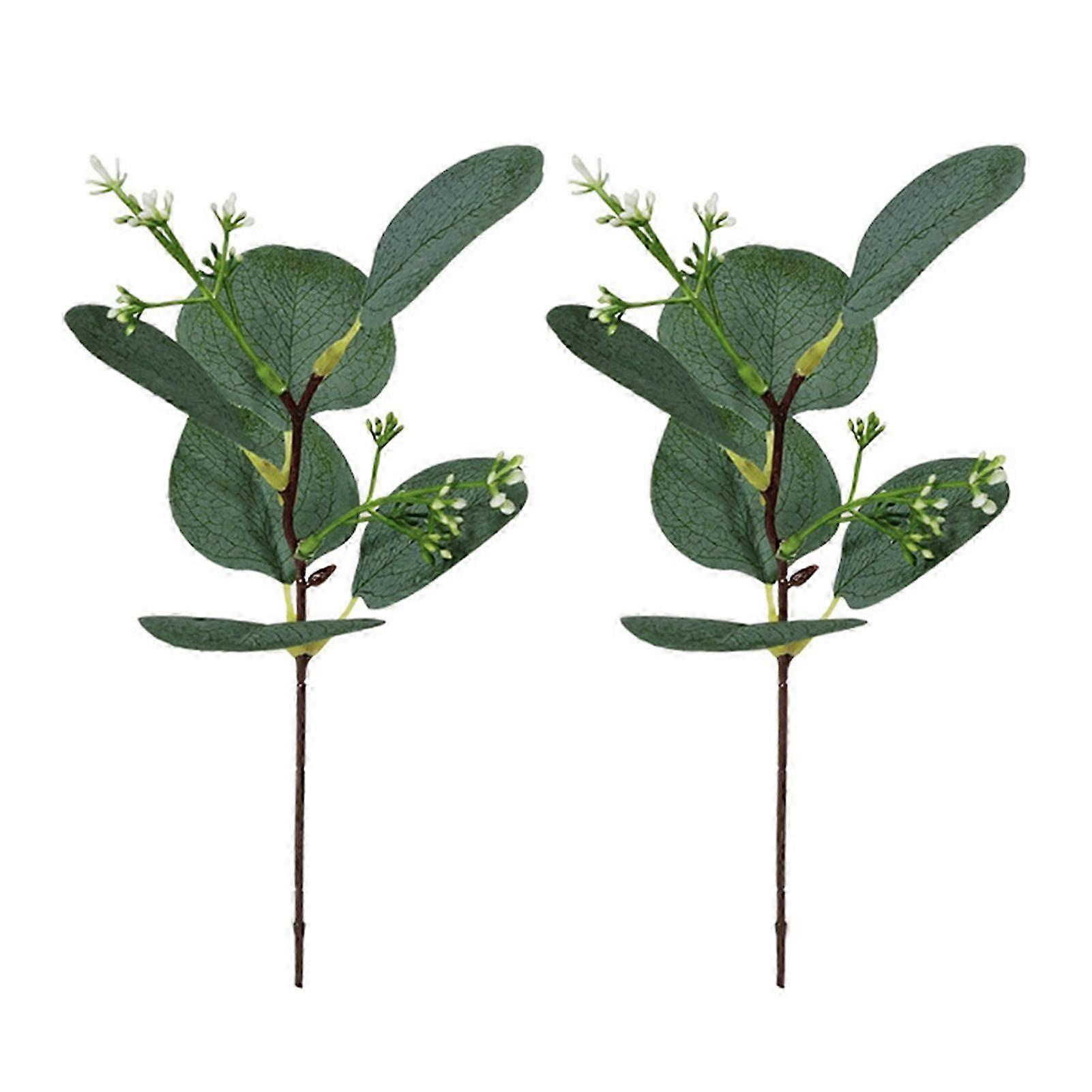 2025 Latest Model 2Pcs Artificial Plant Eucalyptus Clove Leaves Simulation Vine