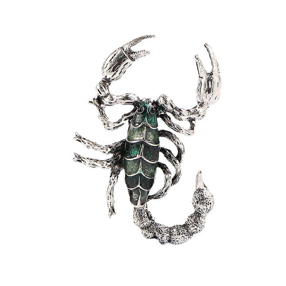 Unique Brooch Animal Pin Badge Scorpion Shape Banquet 1Pc