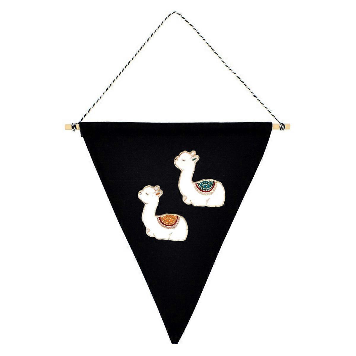 Brooch Display Hanging Wall Decoration DIY Design Black S 2Pcs