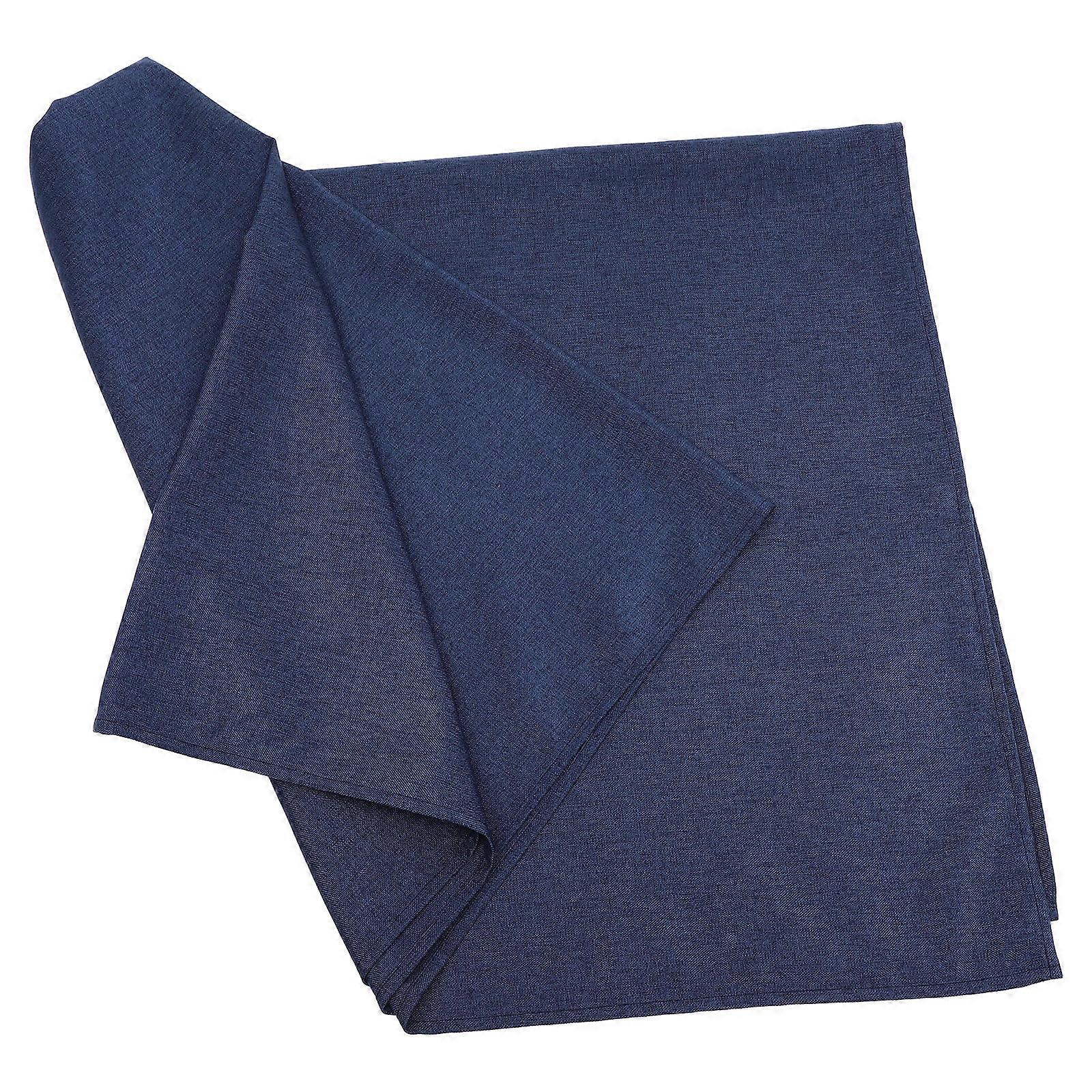 Fabric Tablecloth Rectangular Table Cover Waterproof Flannel for Business 180x130x0.1CM 1Pack