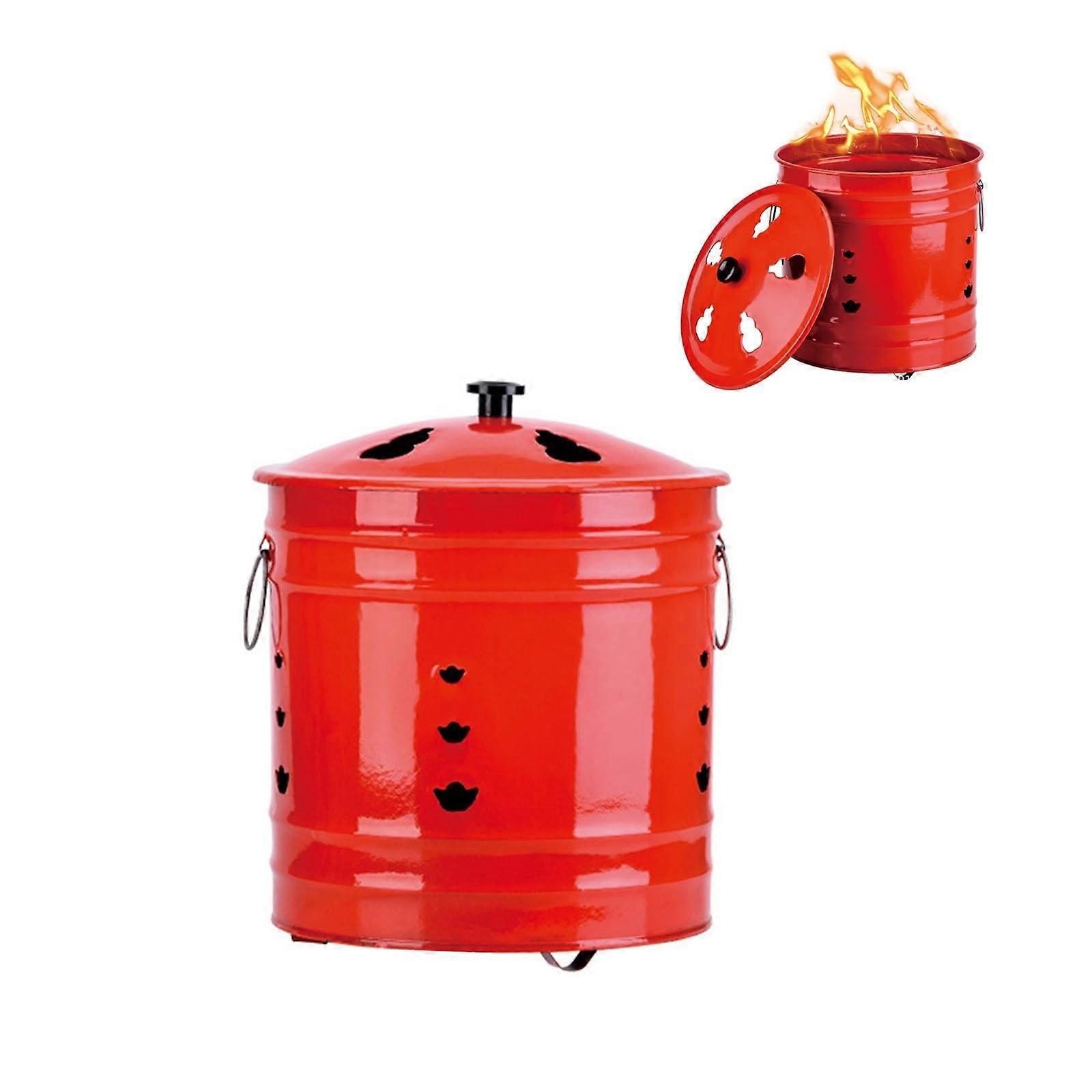 Outdoor incinerator for paper burning, for waste and document disposal, 15.7 inches