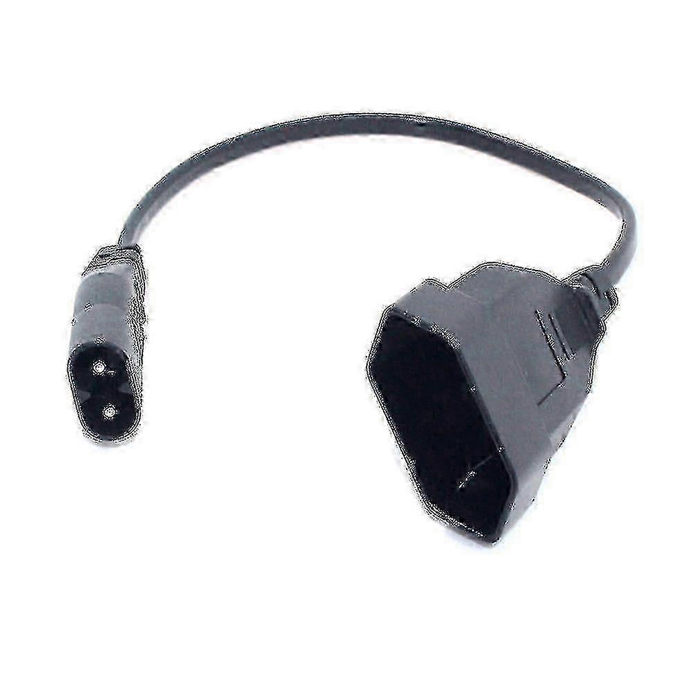 C8 Stecker nach Europa Schuko CEE7/16 Buchse Netzkabel (35cm)