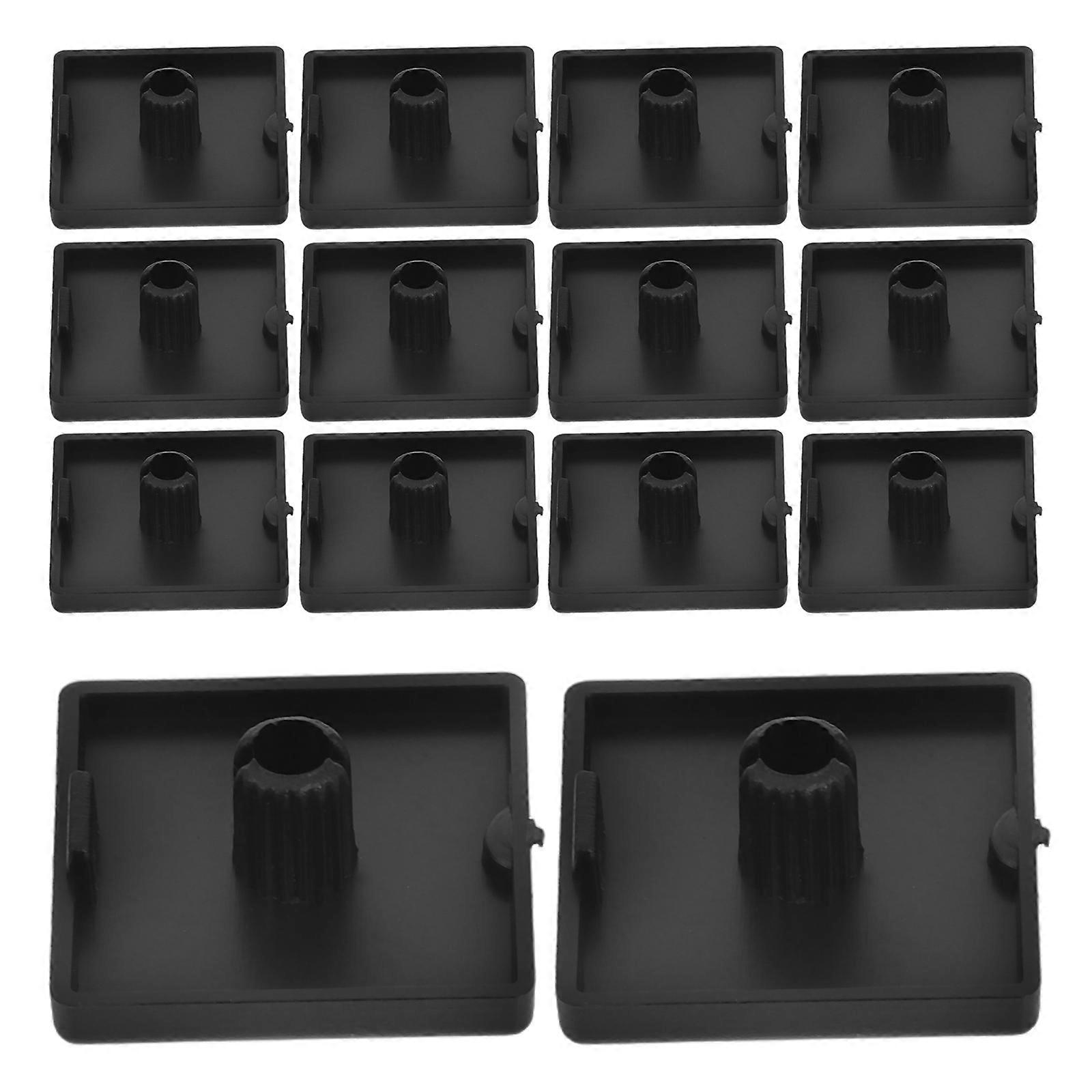 100pcs Nylon Extrusion End Caps for Square Profiles   Durable, Precisely Fitting Covers for Enhanced Protection and Performance