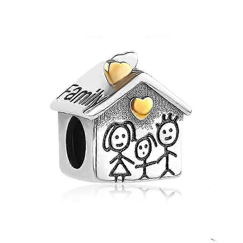 Sterling Silver - Feather Family Tree Beads Compatible with Various Brands