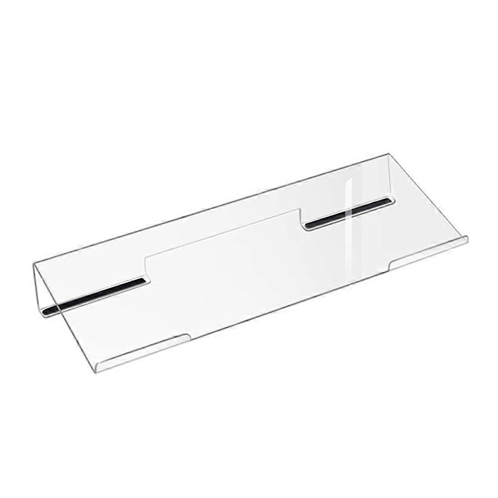 Acrylic Keyboard Stand Transparent Ergonomic Tilt Riser for Improved Typing at Desk Laptop Keyboard Feet Lift