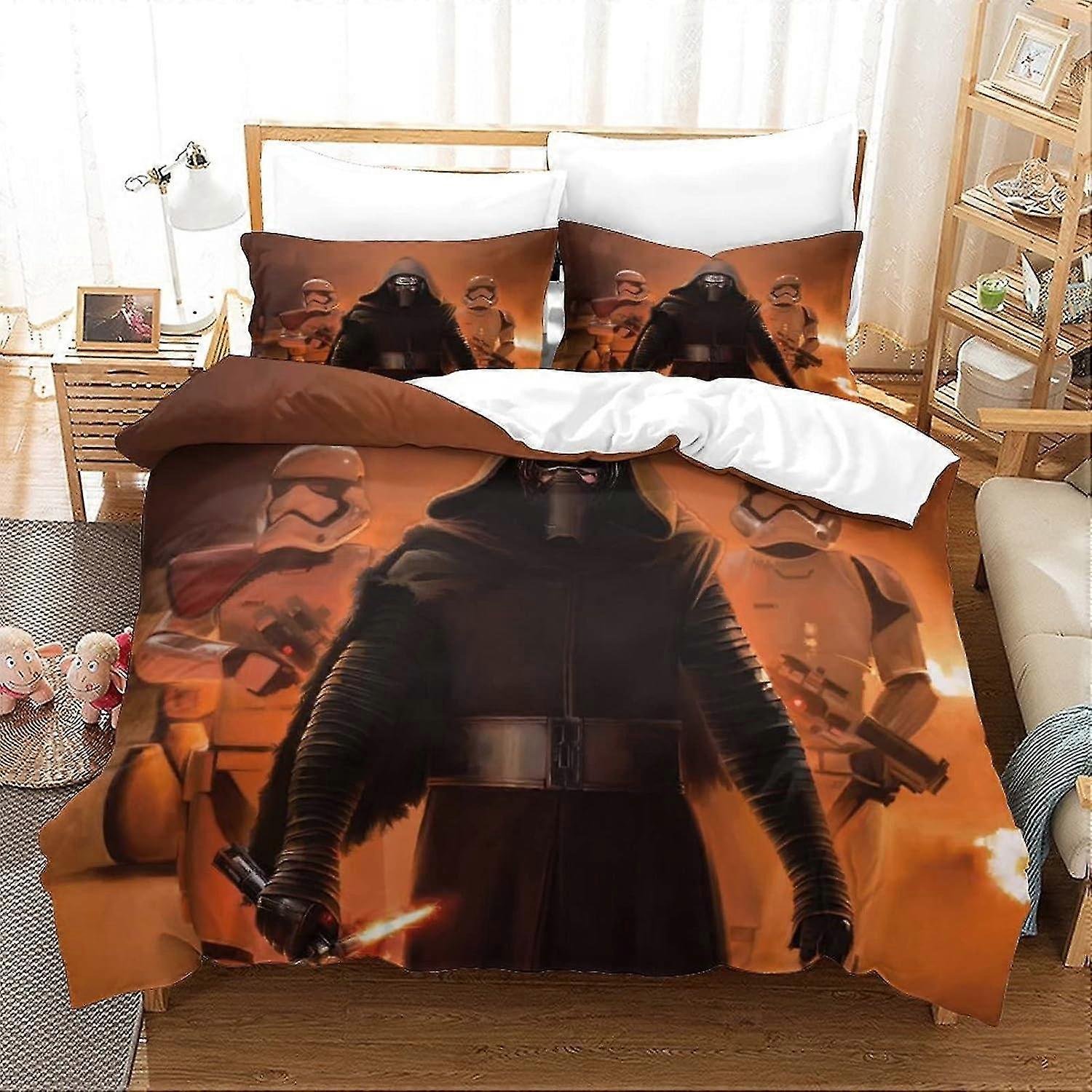 Comfortable Hypoallergenic Bedding Duvet Set with Pillowcase - Suitable for Children, 3 Pcs