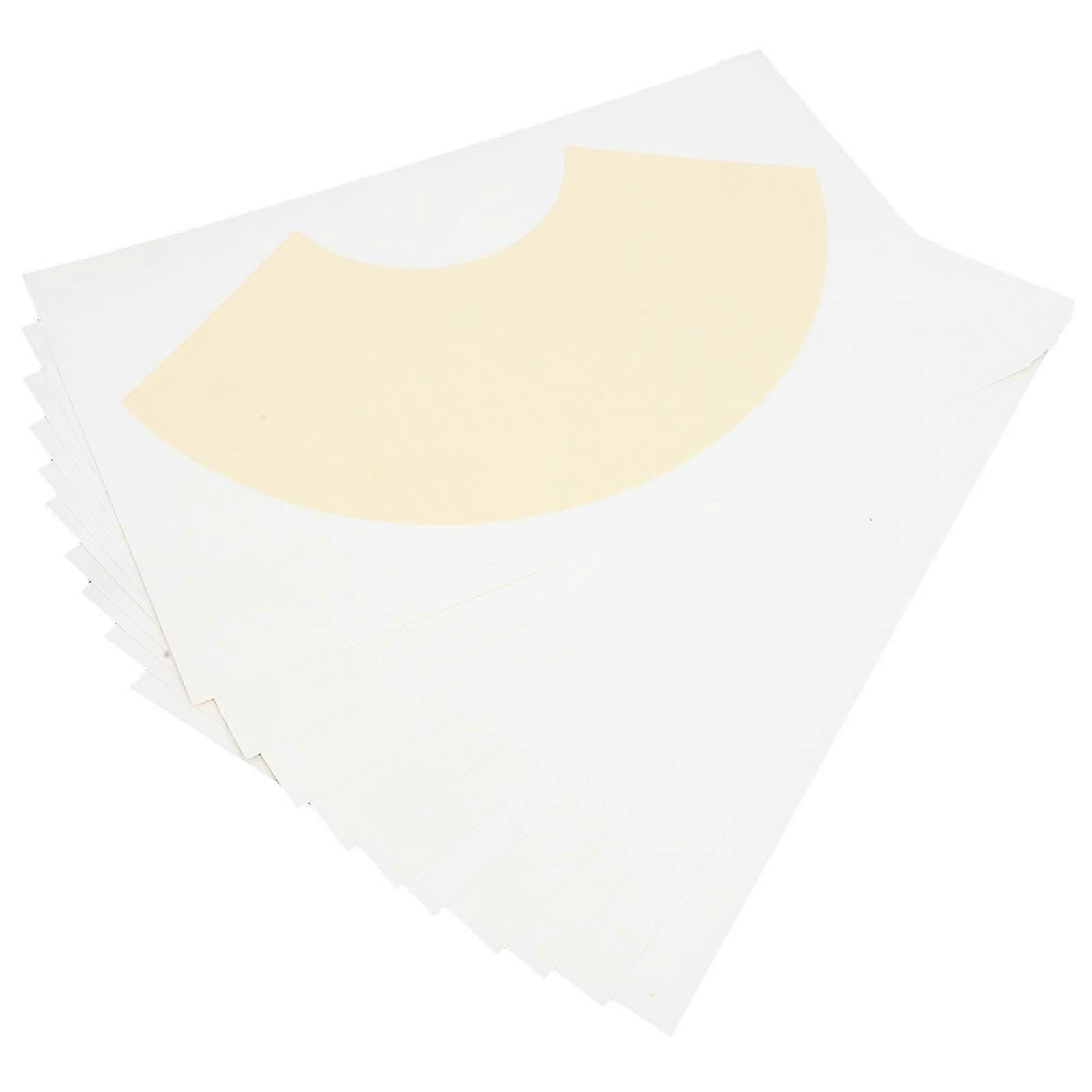 Fan Shaped Xuan Paper for Calligraphy Art with 10Pcs Chinese Calligraphy Sheets
