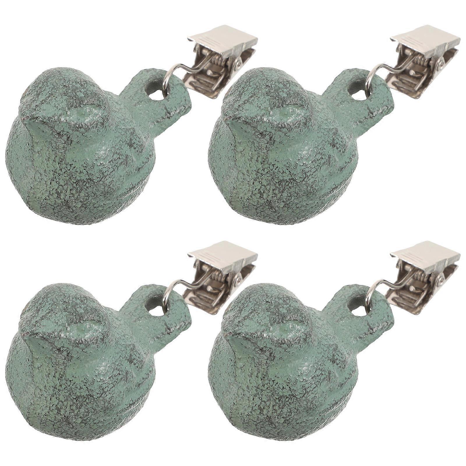 Table Clips for Tablecloths Cast Shape Table Cloth Clamps for Picnic Blanket 4Pcs Tablecloth Weight