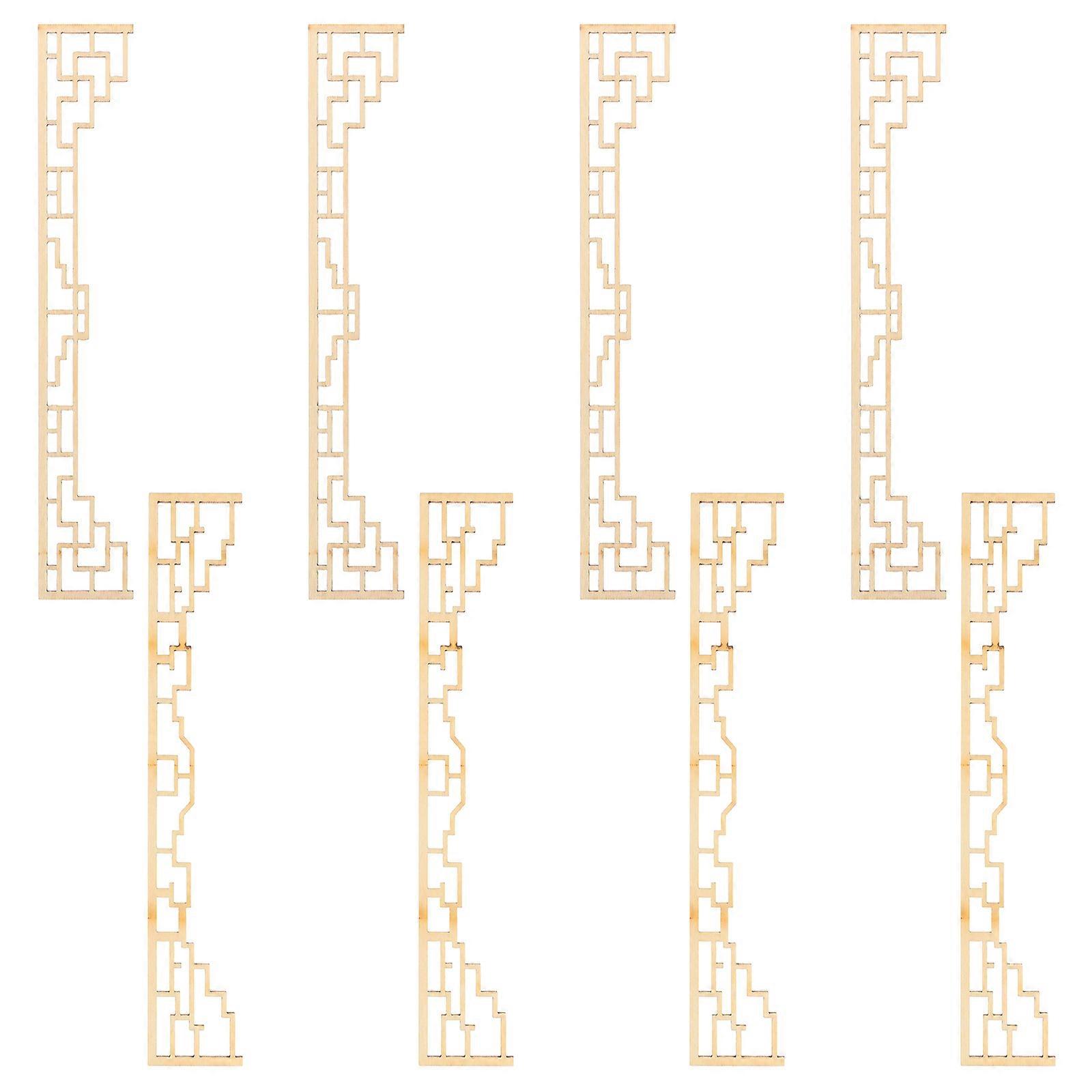 Sand Table Model Materials Dollhouse Miniature Screen House Detailing DIY Projects 8Pcs