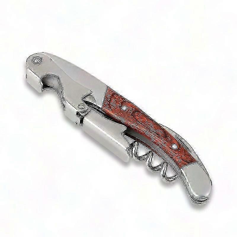 Wooden Corkscrew & Bottle Opener Set