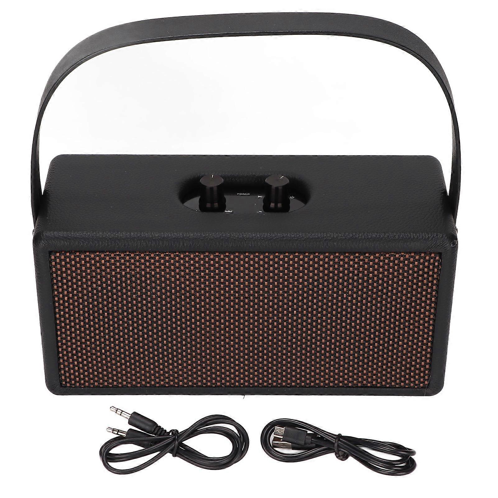 Bluetooth Speaker Portable Retro Wireless Bluetooth Speaker for Home Travel Outdoor