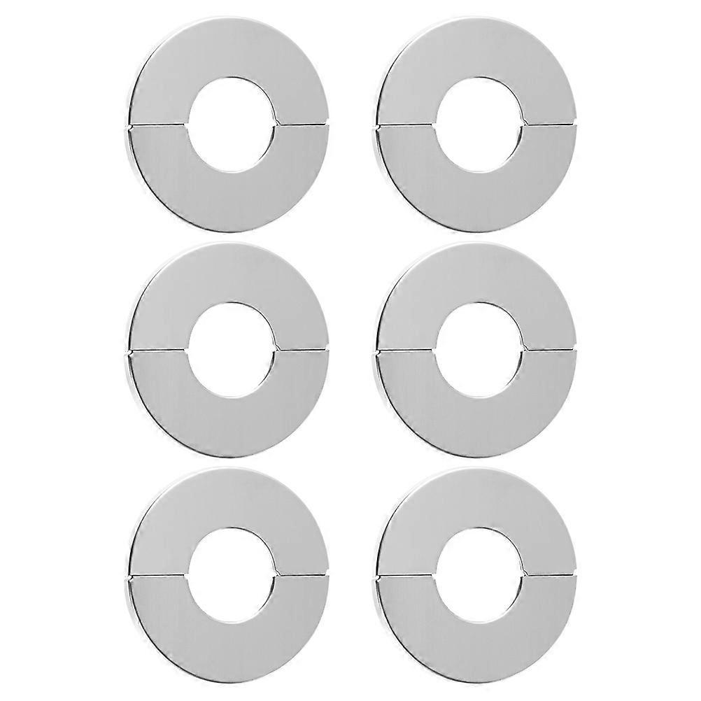 6pcs Practical Stainless Steel Wall Mounted Water Covers