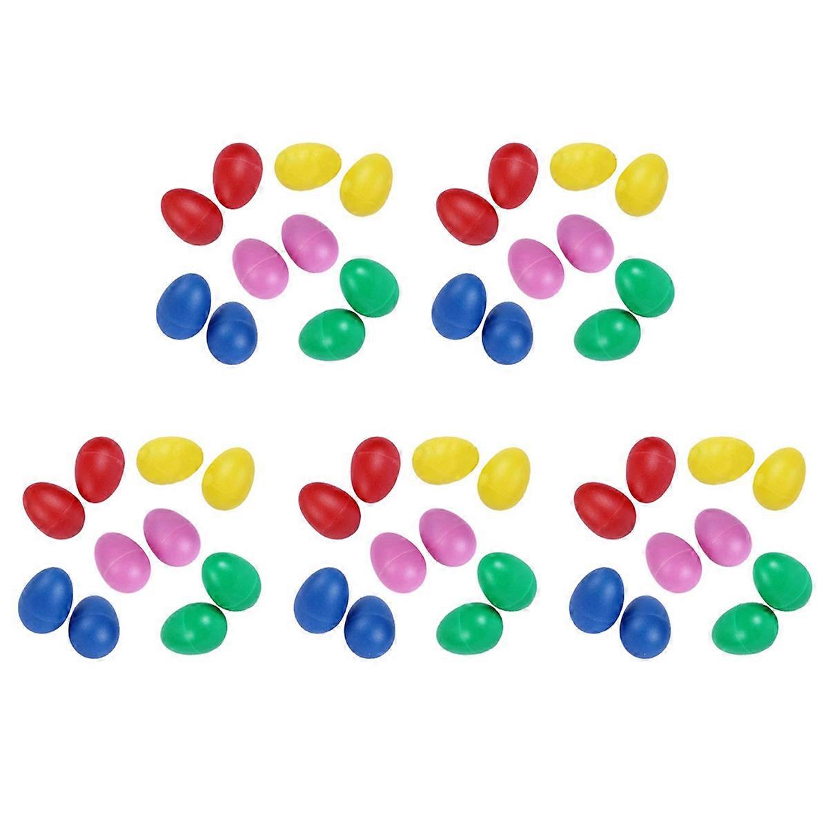 10Pack Plastic Percussion Musical Instrument Toys Egg Maracas Shakers