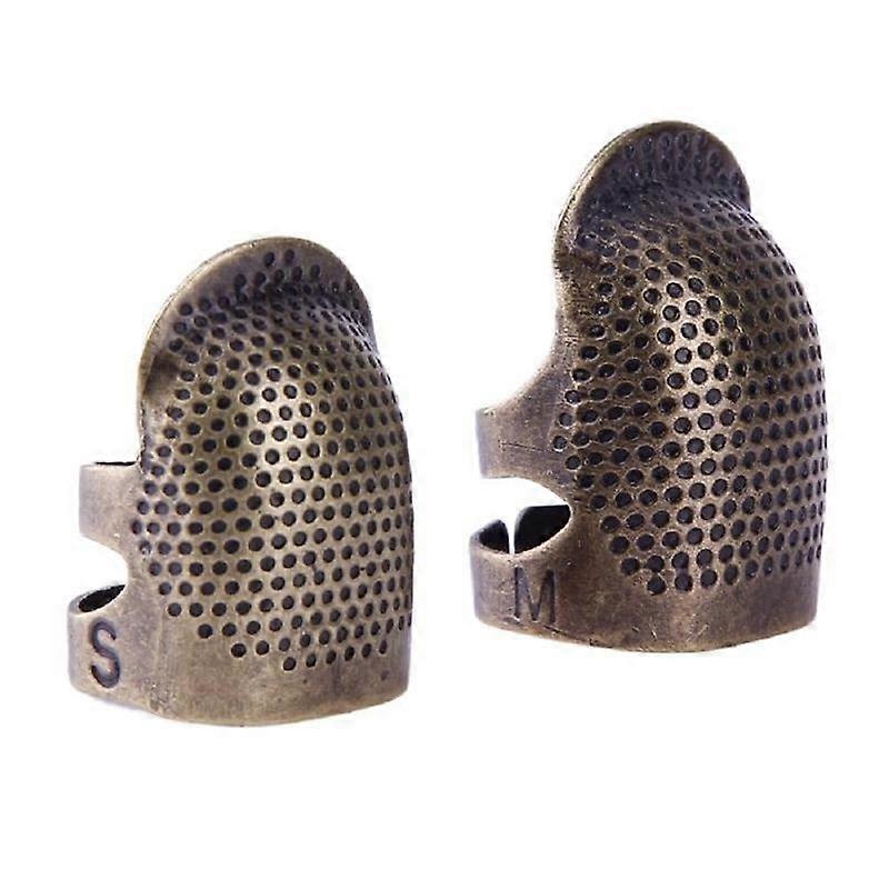 Vintage Sewing Thimbles, 2PCS - Finger Protector Ring, Sewing Knitting Accessories Tools