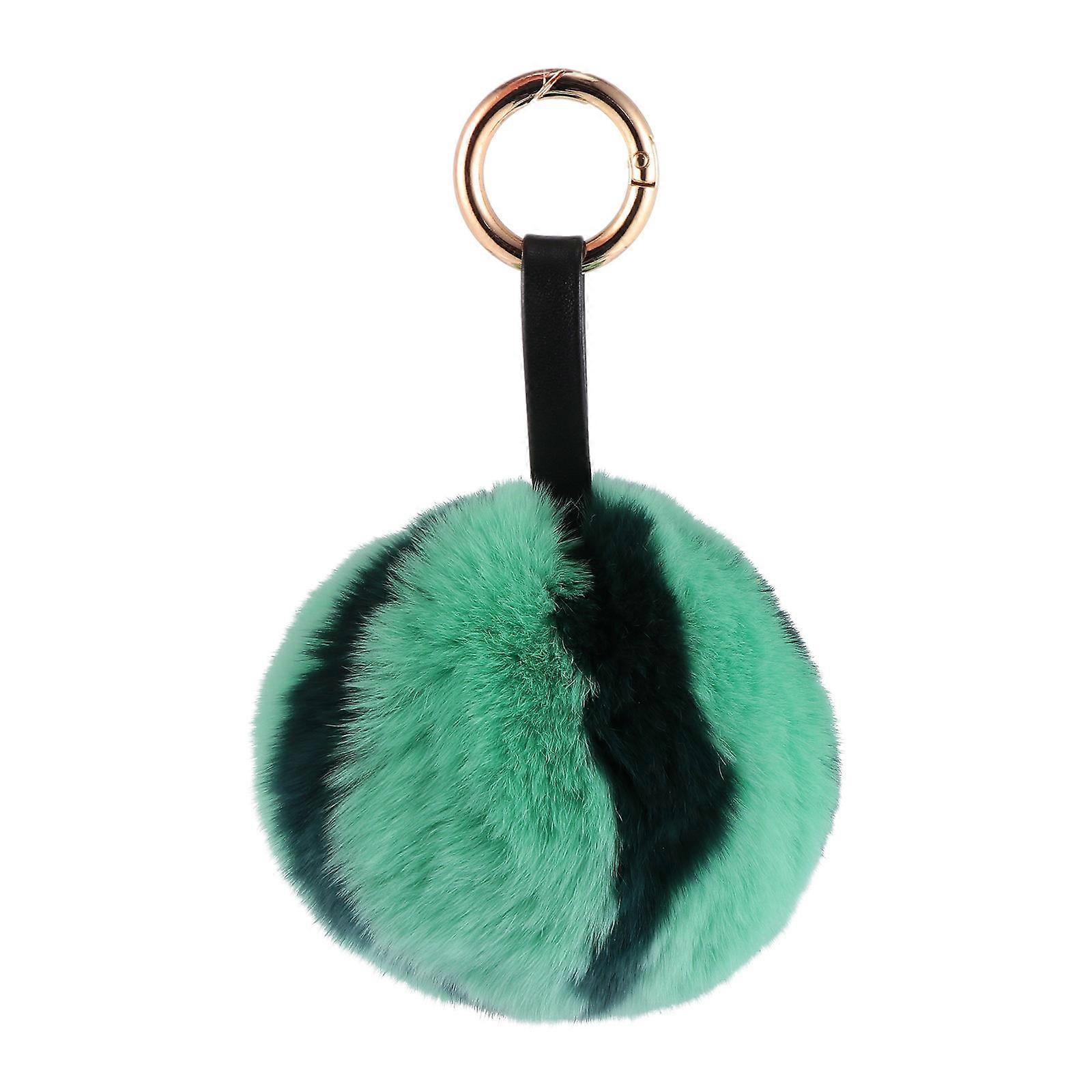 It seems like you've provided a product title or listing description for a **green watermelon shaped keychain pendant**. If you're looking for help