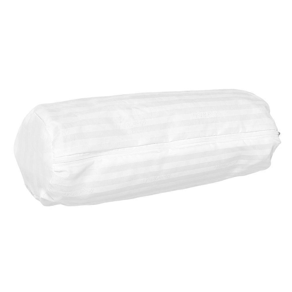 Cylindrical Neck Roll Pillowcase Cover with Hidden Zipper, Soft Wrinkle Resistant Removable Sleeve for Round Neck Pillows, Easy to Clean Cushion