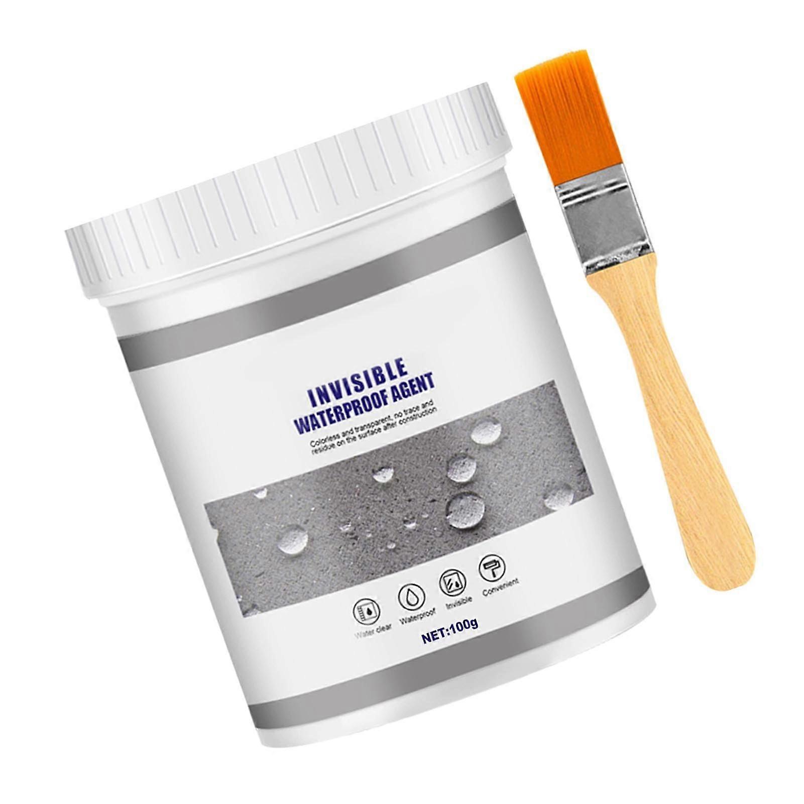 Waterproof, Transparent, Leak-Proof, Invisible Insulation Sealant For Wall Tile, 100 g With Brush, Temperature Resistant