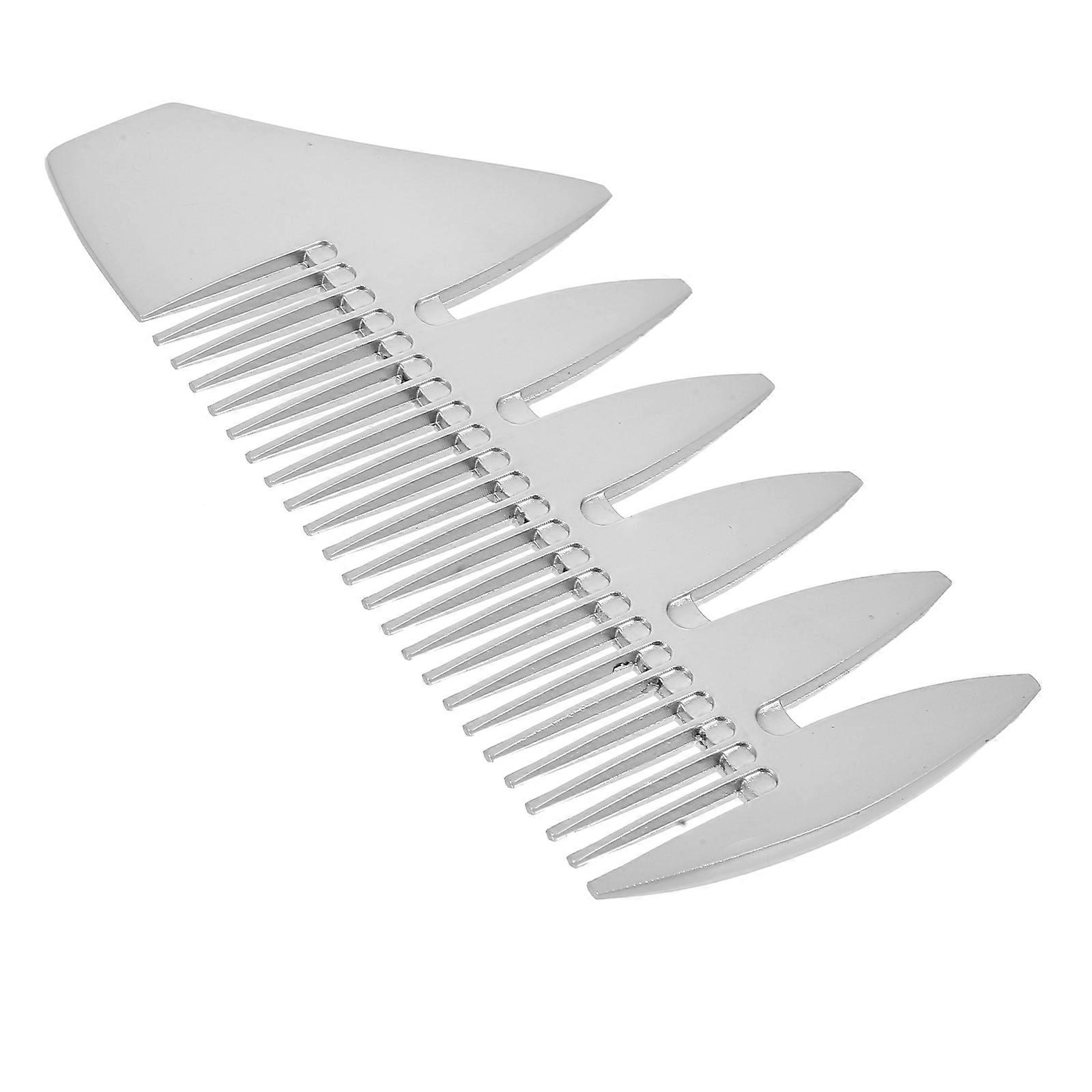 Durable Alloy Hair Comb for Men with Anti-Static Feature Dual Sides Pocket Size Fits in Wallet 3.5