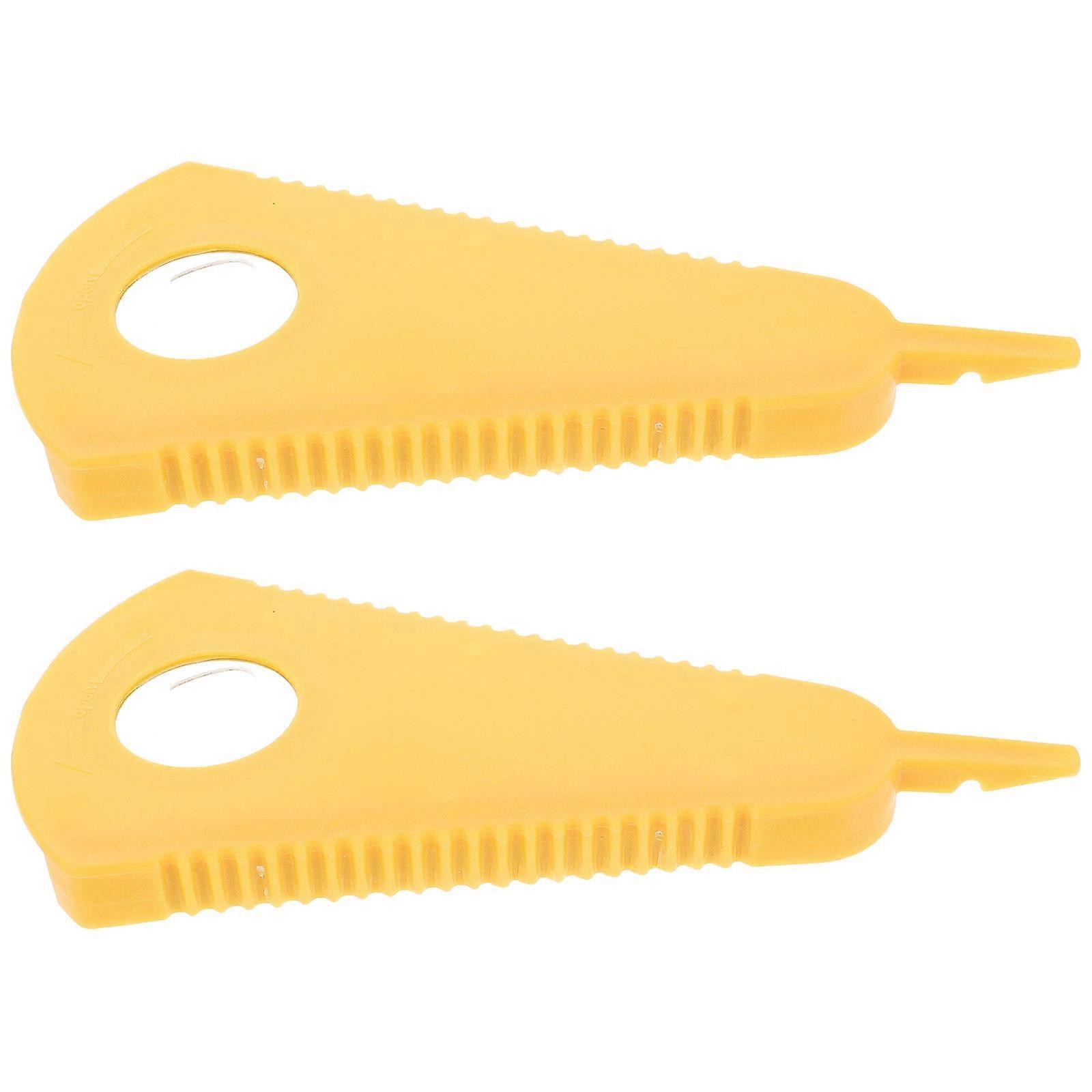 Yellow ABS Manual for Home Use with Multifunctional Design and NonSlip Handle 2pc