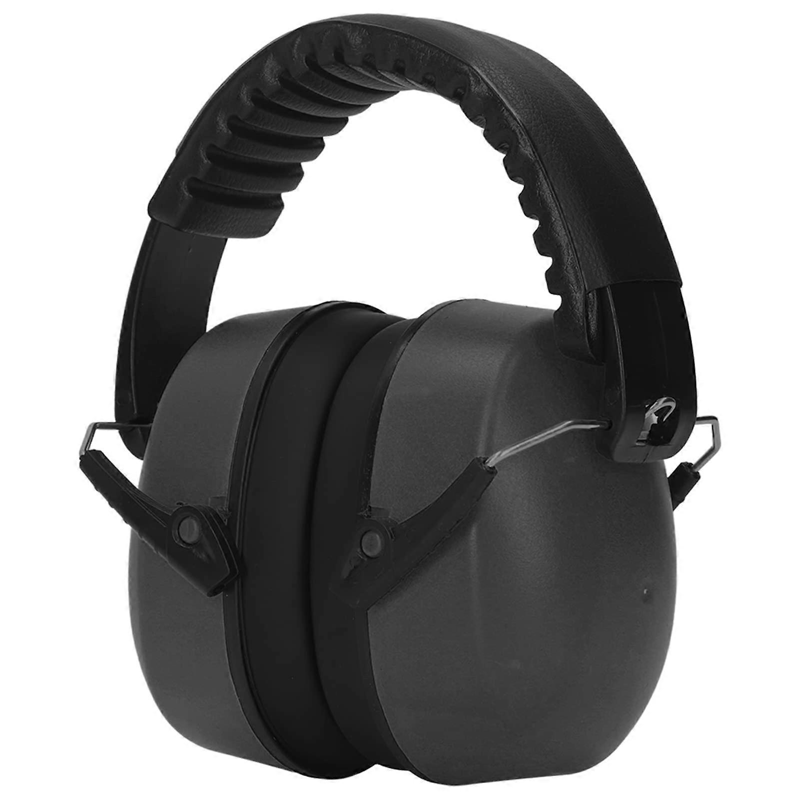 Baby Ear Protection, Adjustable Noise Reduction, Inflatable Party Bag, Black Color, Comfortable Fit for Infants