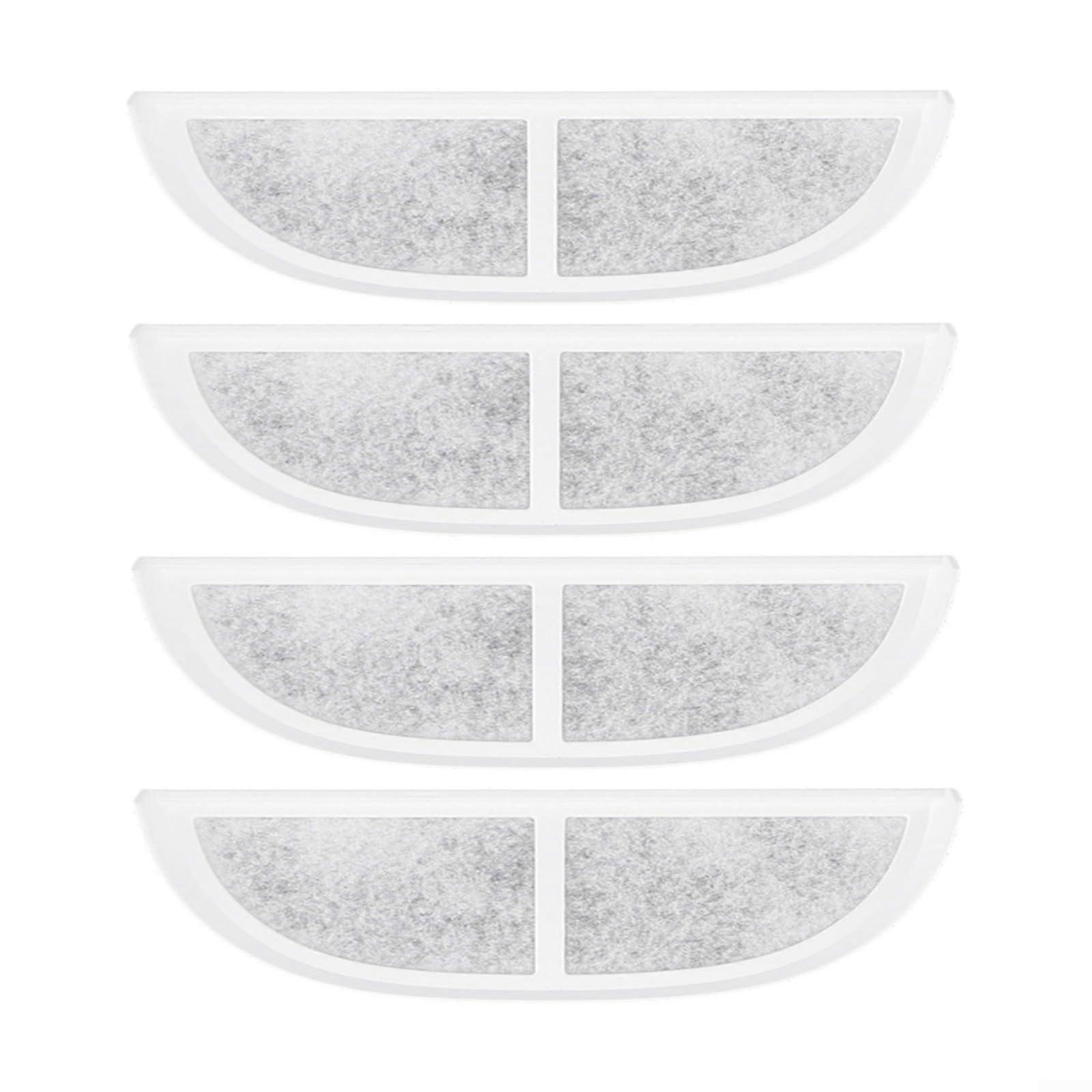 Pet Fountain Filter Replacement Kit 4 Pack Compatible with Eufy A1020 K755 C670 D890, Triple Filtration System