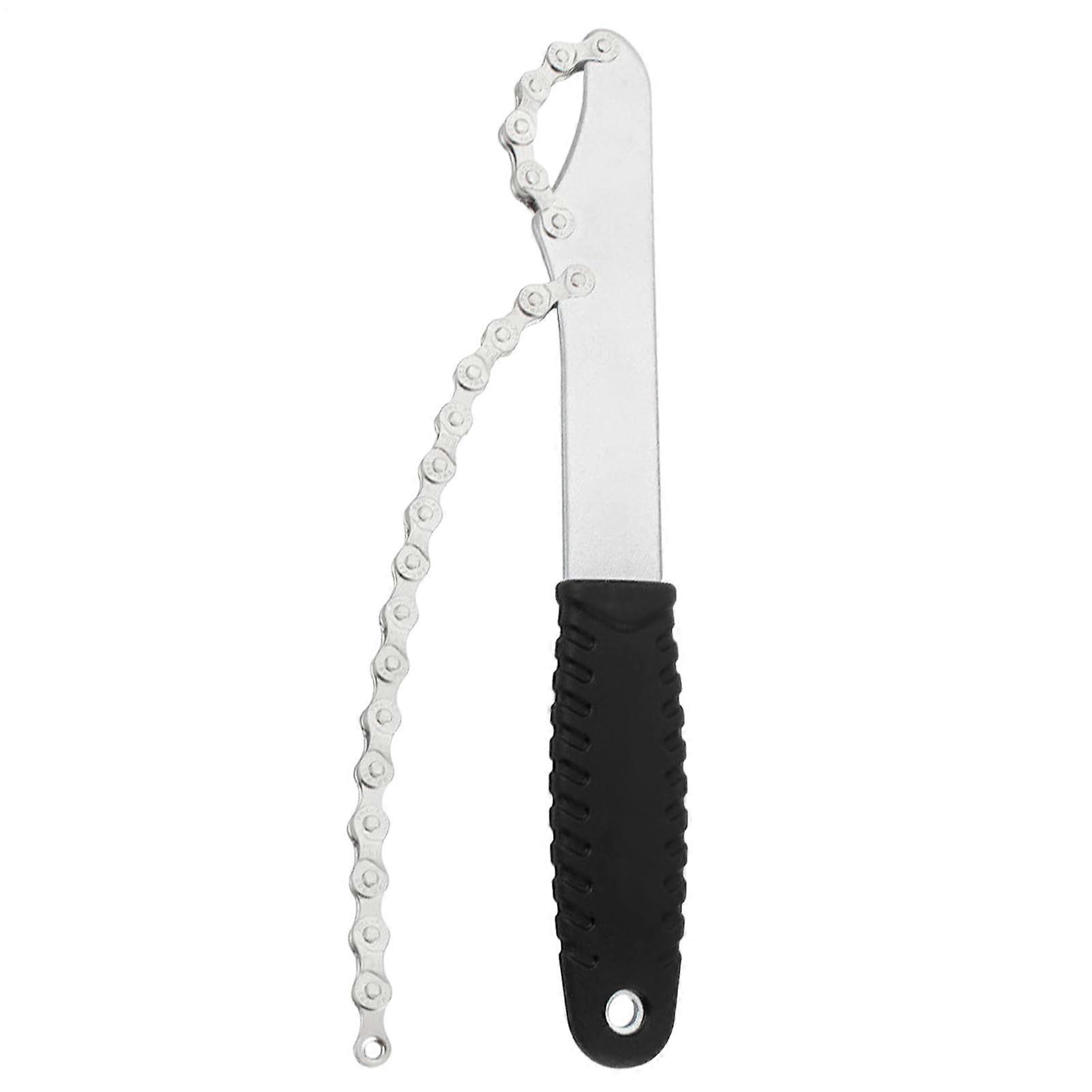 Bicycle Chain Whip Chain Whip and Puller Set Chainring Remover Portable Wrench Black